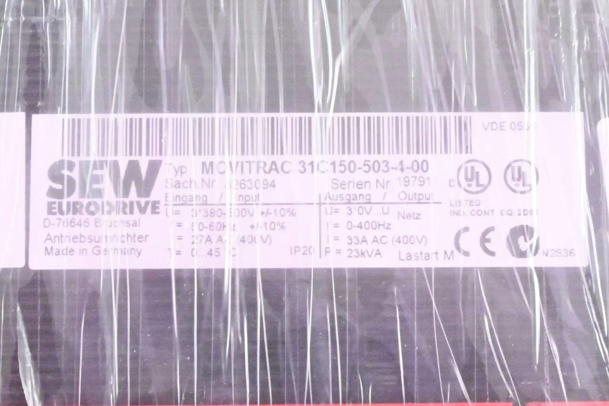 Produktfoto 1 von SEW Frequenzumrichter Movitrac MC 31C150-503-4-00 ( 08263094 )