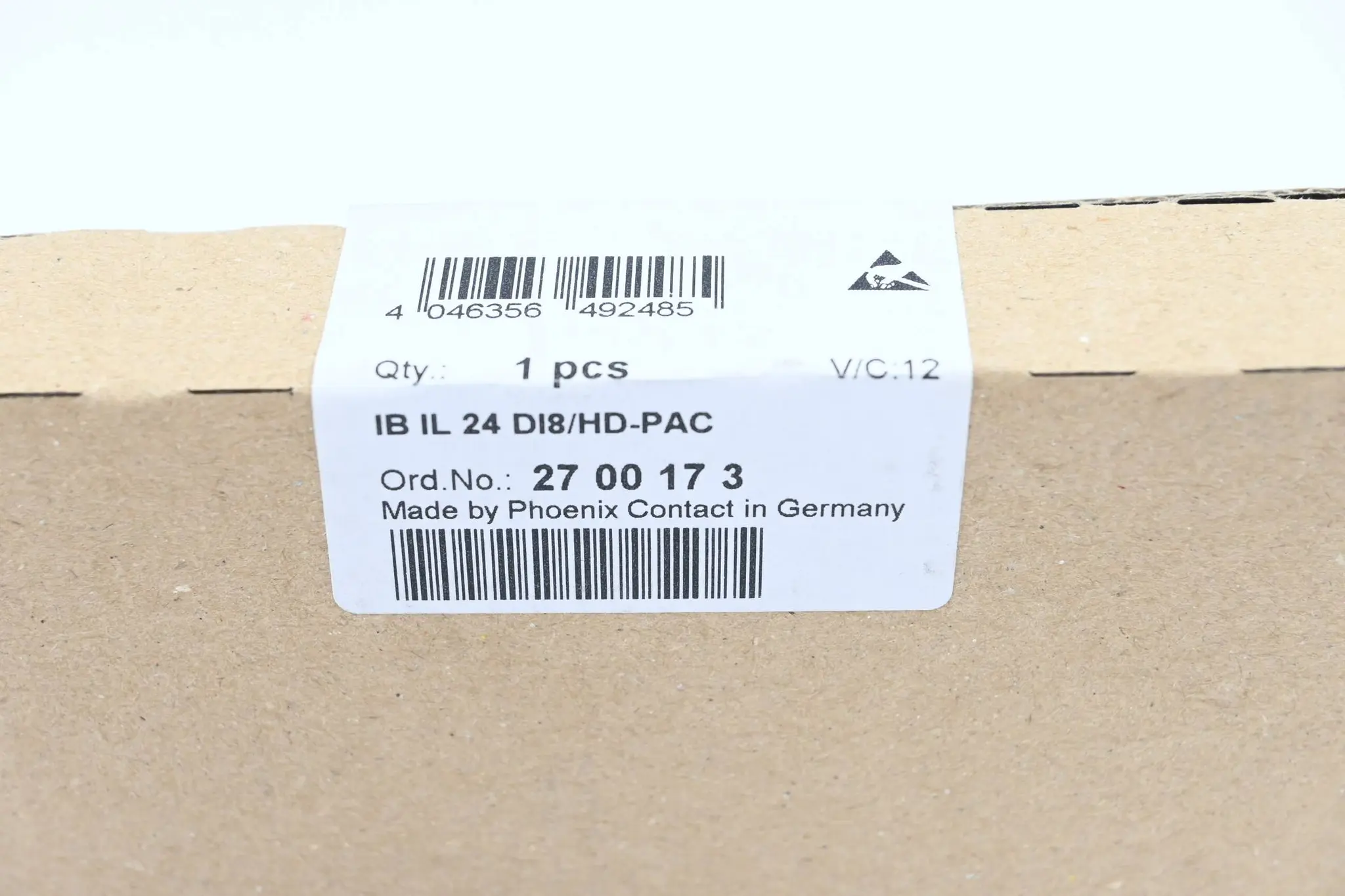 Produktfoto 1 von Phoenix Contact Digitalmodul IB IL 24 DI8/HD-PAC ( 2700173 )