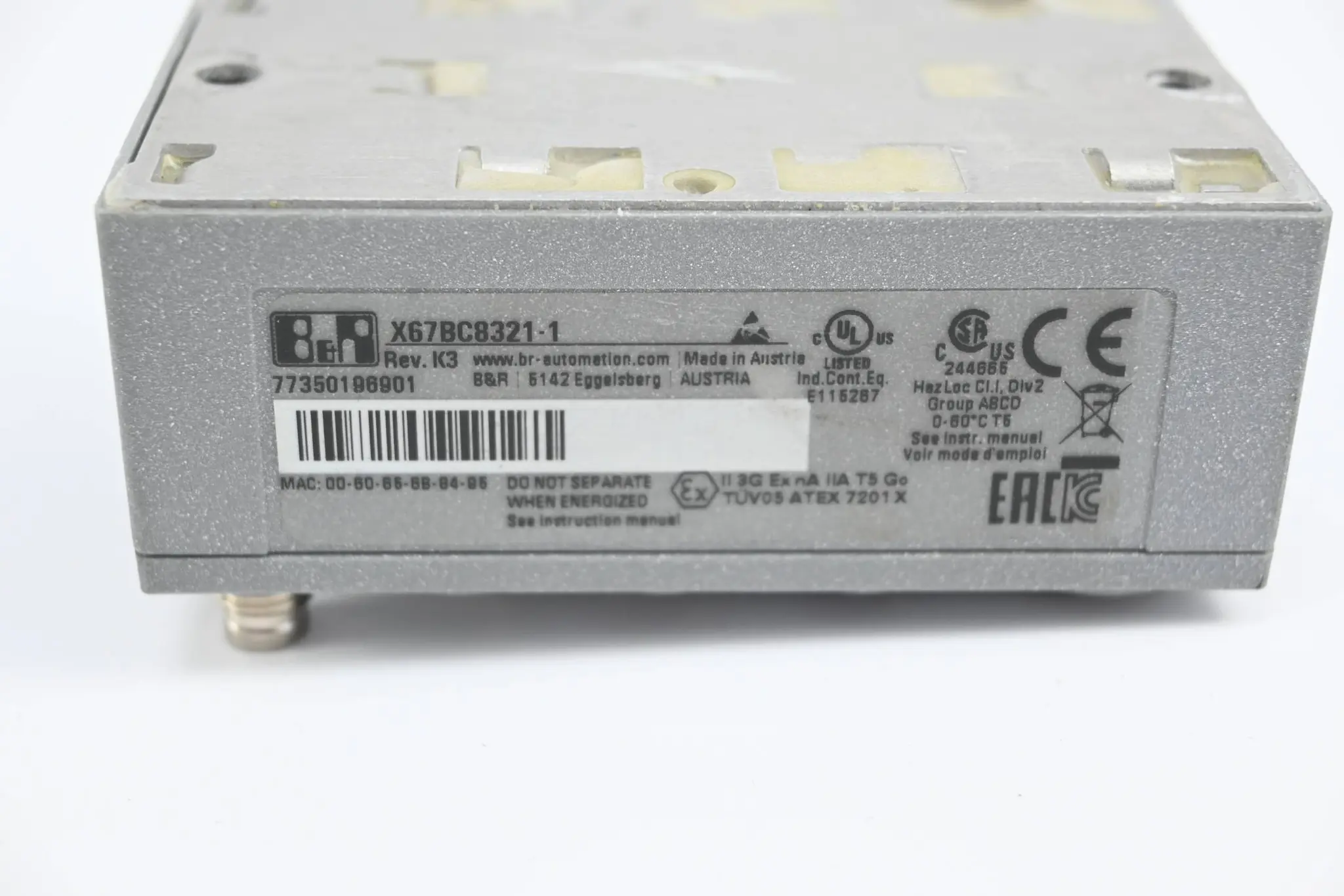 Produktfoto 1 von B&R Automation Bus Controller X67BC8321-1 Rev. K3
