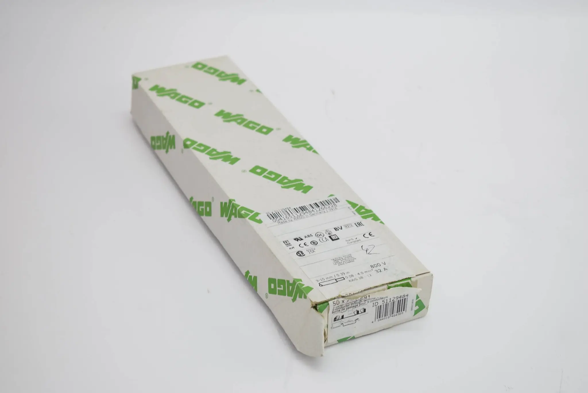 Produktfoto 1 von 44x Wago 3-Leiter-Durchgangsklemme 281-681 ( 281681 )
