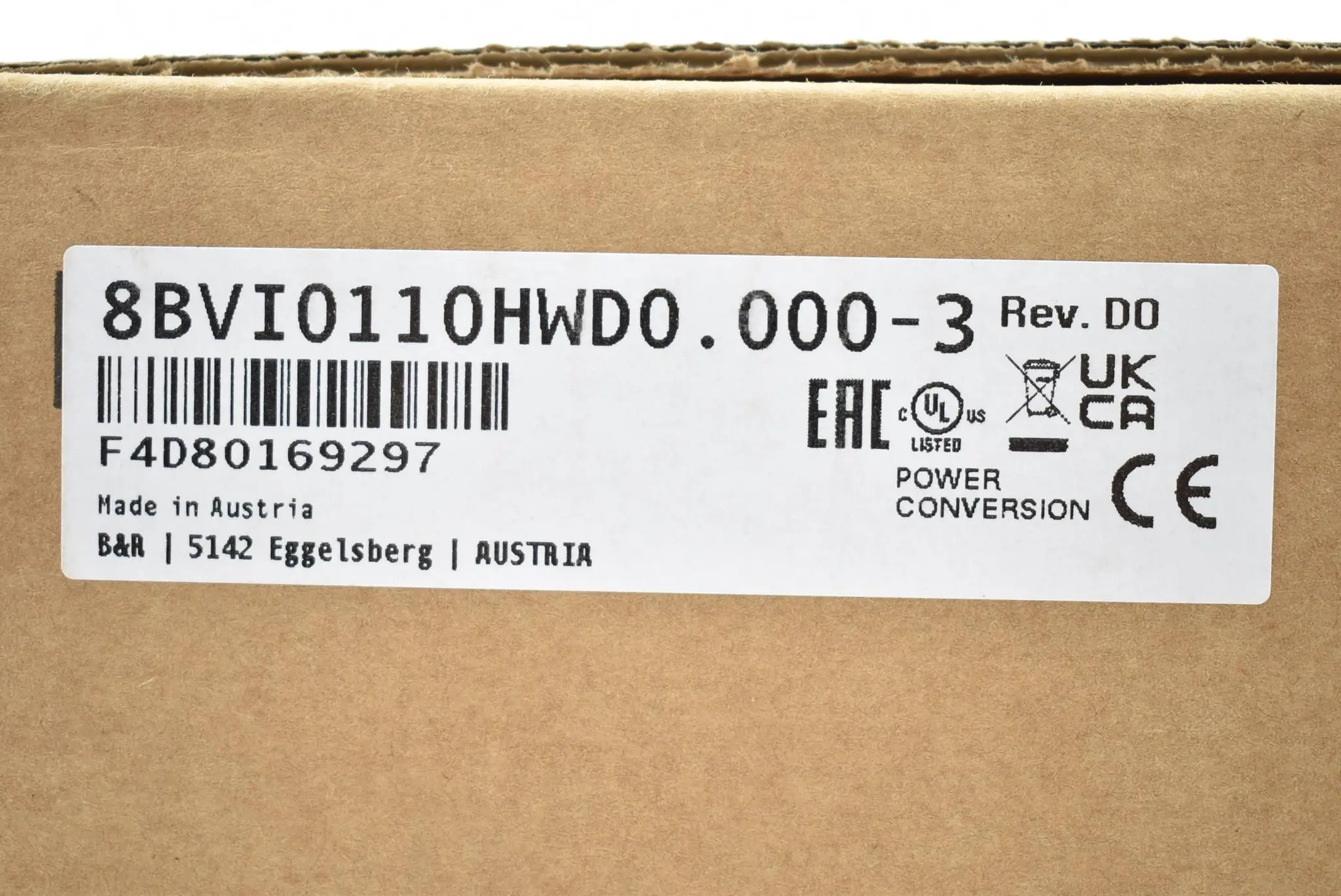 Produktfoto 1 von B&R Automation ACOPOSmulti3 Wechselrichtermodul 8BVI0110HWD0.000-3 ( Rev. D0 )