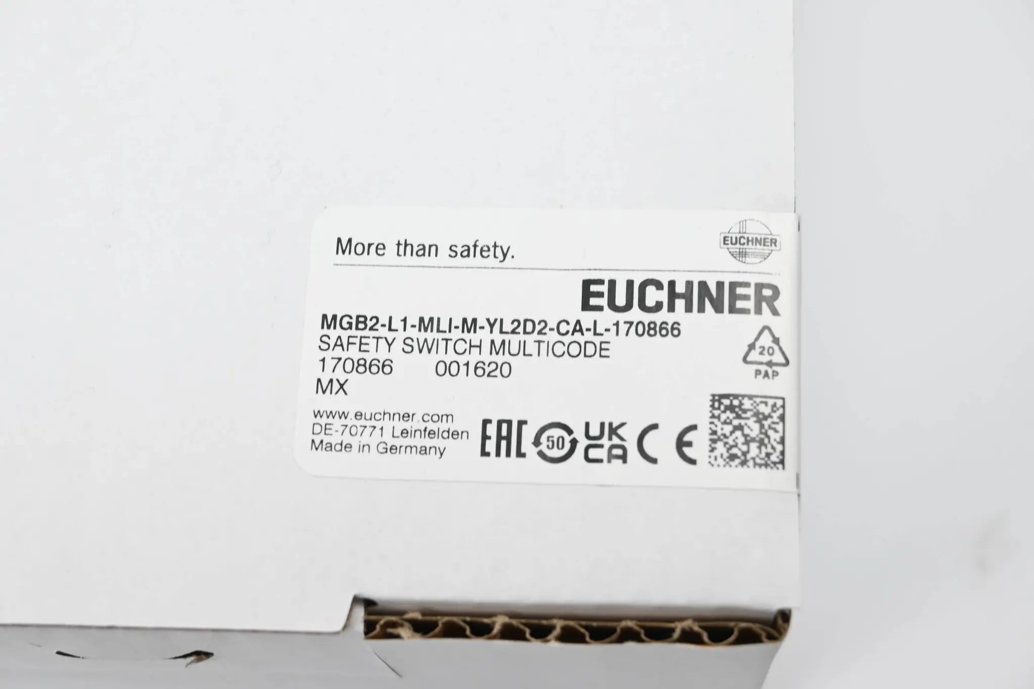 Produktfoto 1 von Euchner Safety Switch Multicode MGB2-L1-MLI-M-YL2D2-CA-L-170866 ( 170866 )