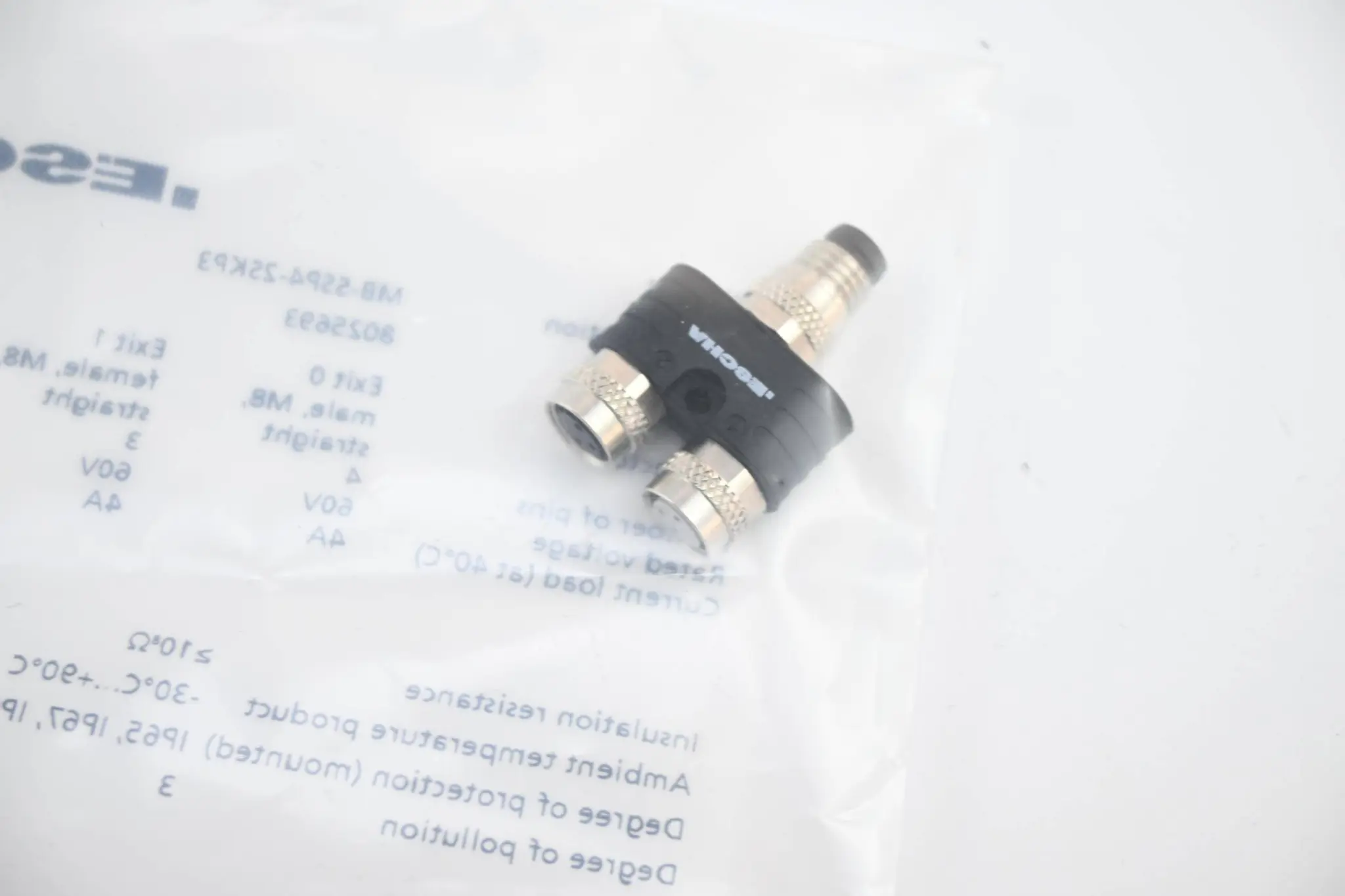 Produktfoto 1 von Escha Y-Verteiler MB-SSP4-2SKP3 ( 8025693 )