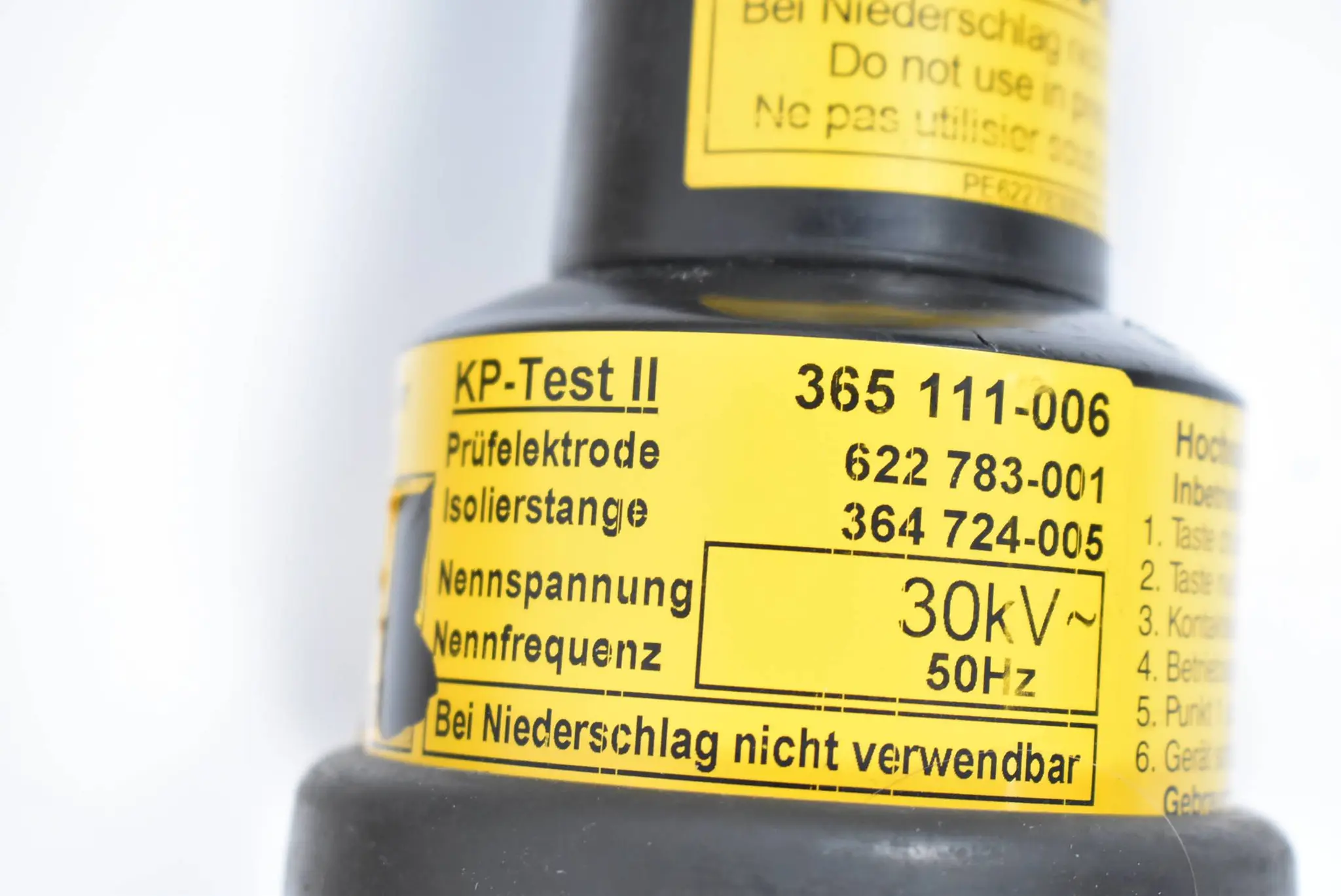 Produktfoto 1 von Dehn Pfisterer Isolierstange 364 724-005 Inkl. KP-Test II 365111-006 + 622 783-001