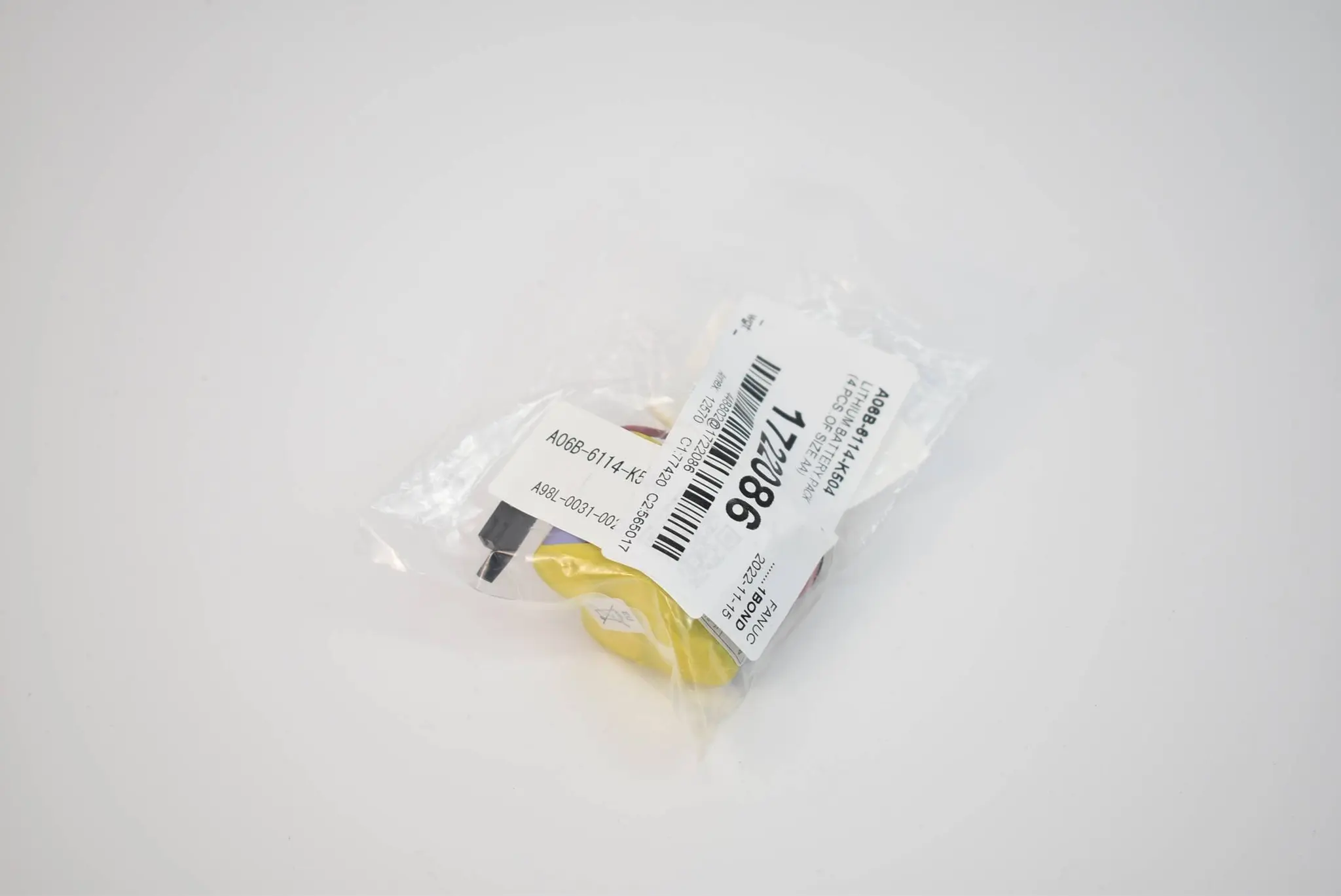 Produktfoto 1 von Fanuc Lithium Battery 4 Size-AA A06B-6114-K504