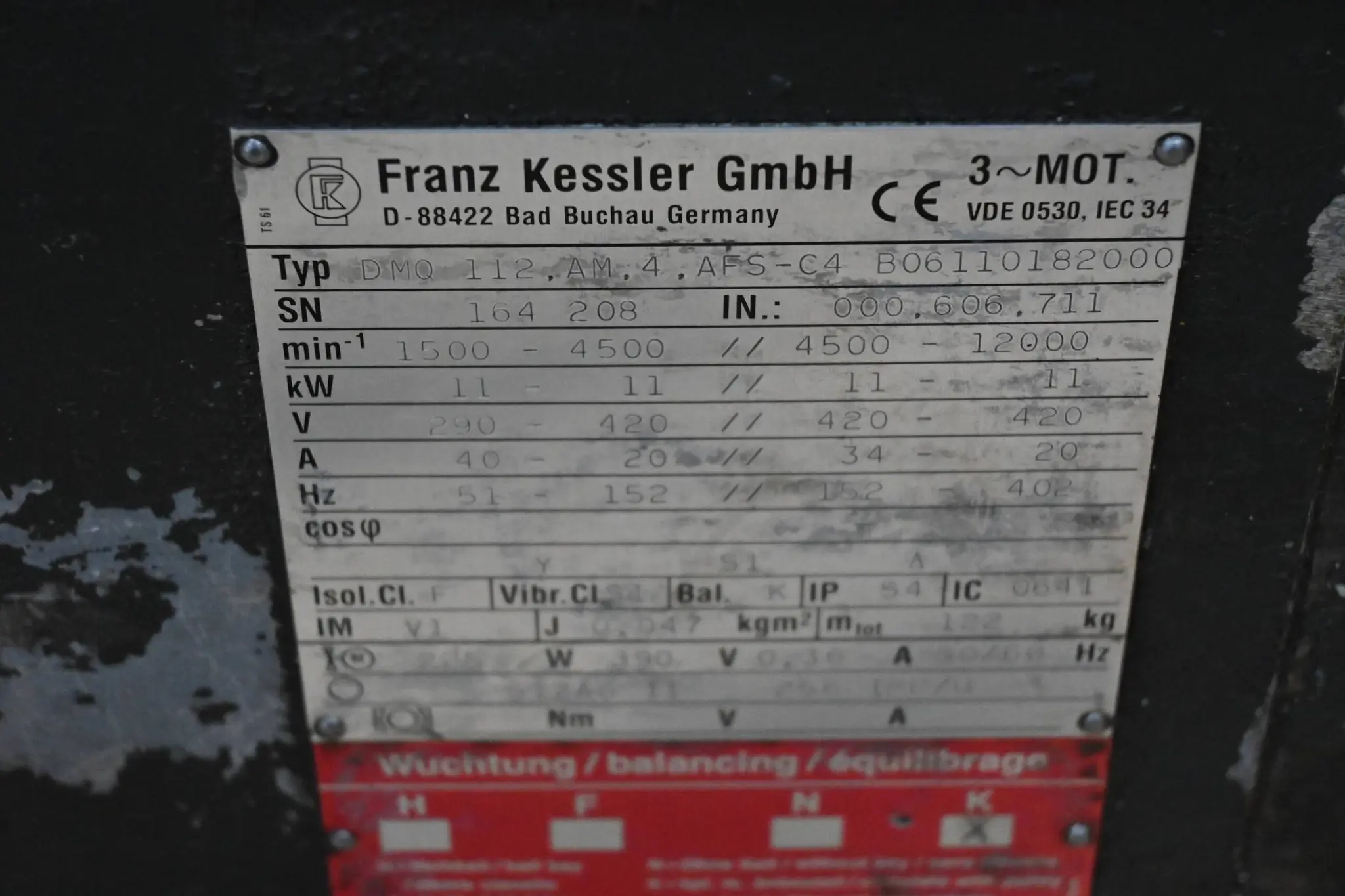 Produktfoto 1 von Franz Kessler Servomotor DMO 112.AM.4.AFS-C4 B06110182000