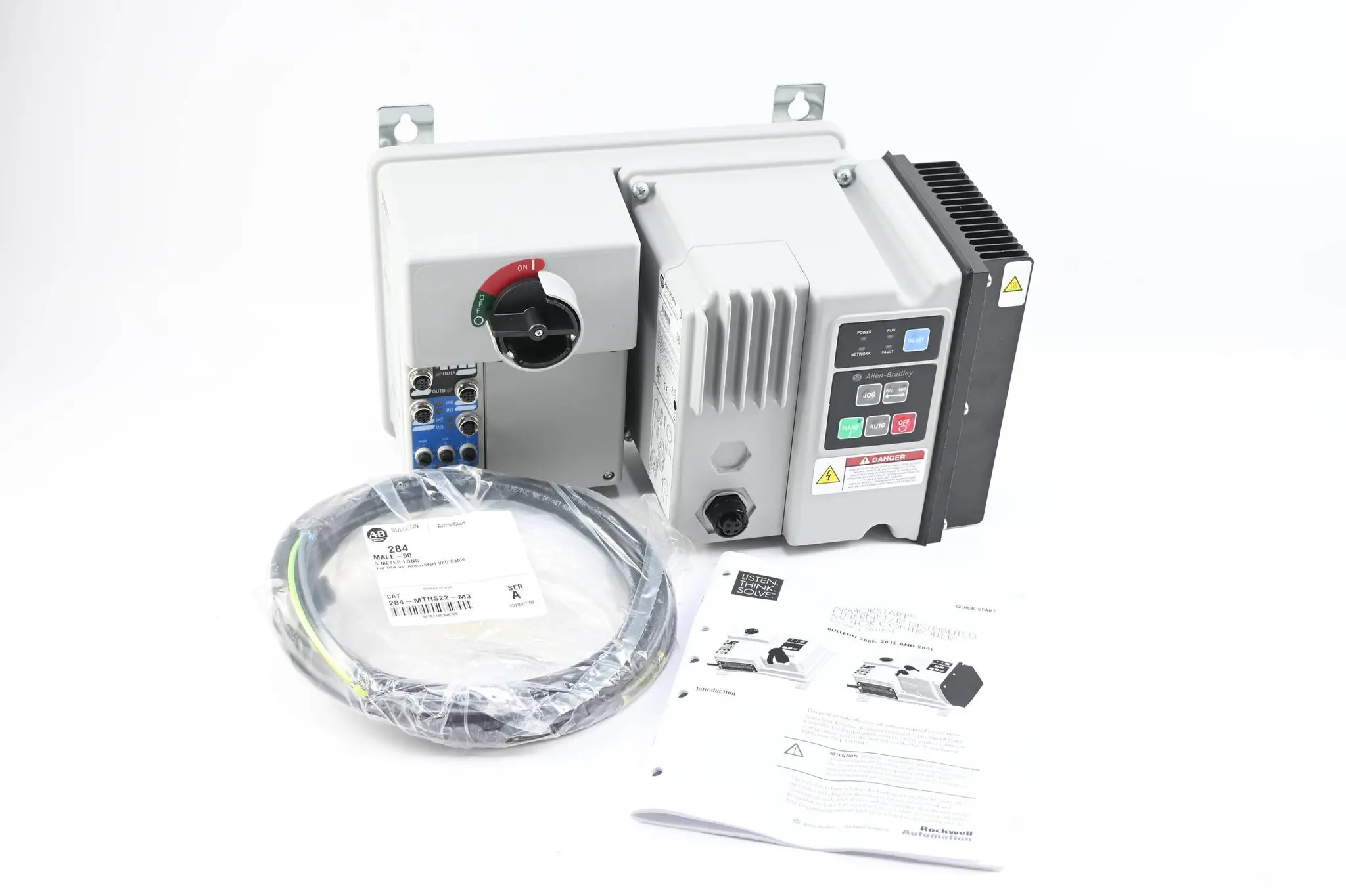 Produktfoto 1 von Allen Bradley Motorcontroller 284E-FVD4P0Z-10-CRN-3 inkl. 280E-FN-10-C Ser. C