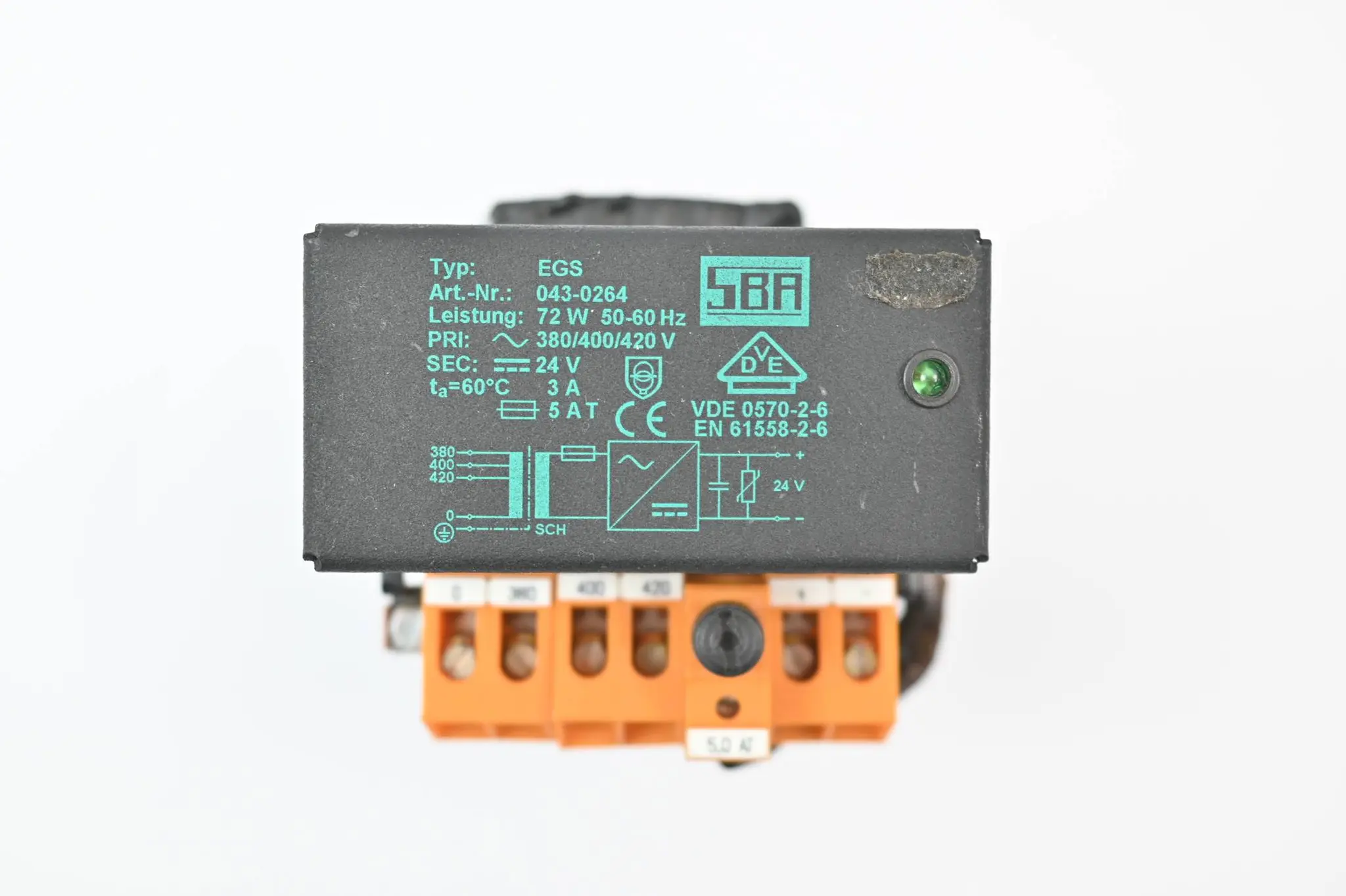 Produktfoto 1 von SBA Gleichstromversorgung EGS ( 043-0264 ) 72W 50-60Hz