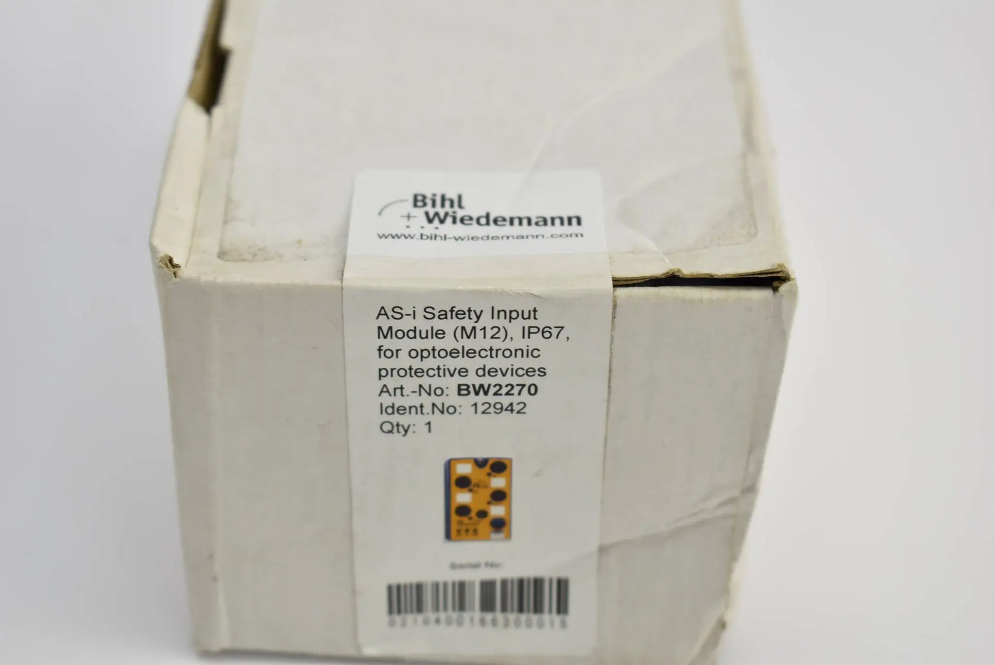 Produktfoto 1 von Bihl+Wiedemann ASi-Safety-Eingangsmodul BW2270 ( 12943 )