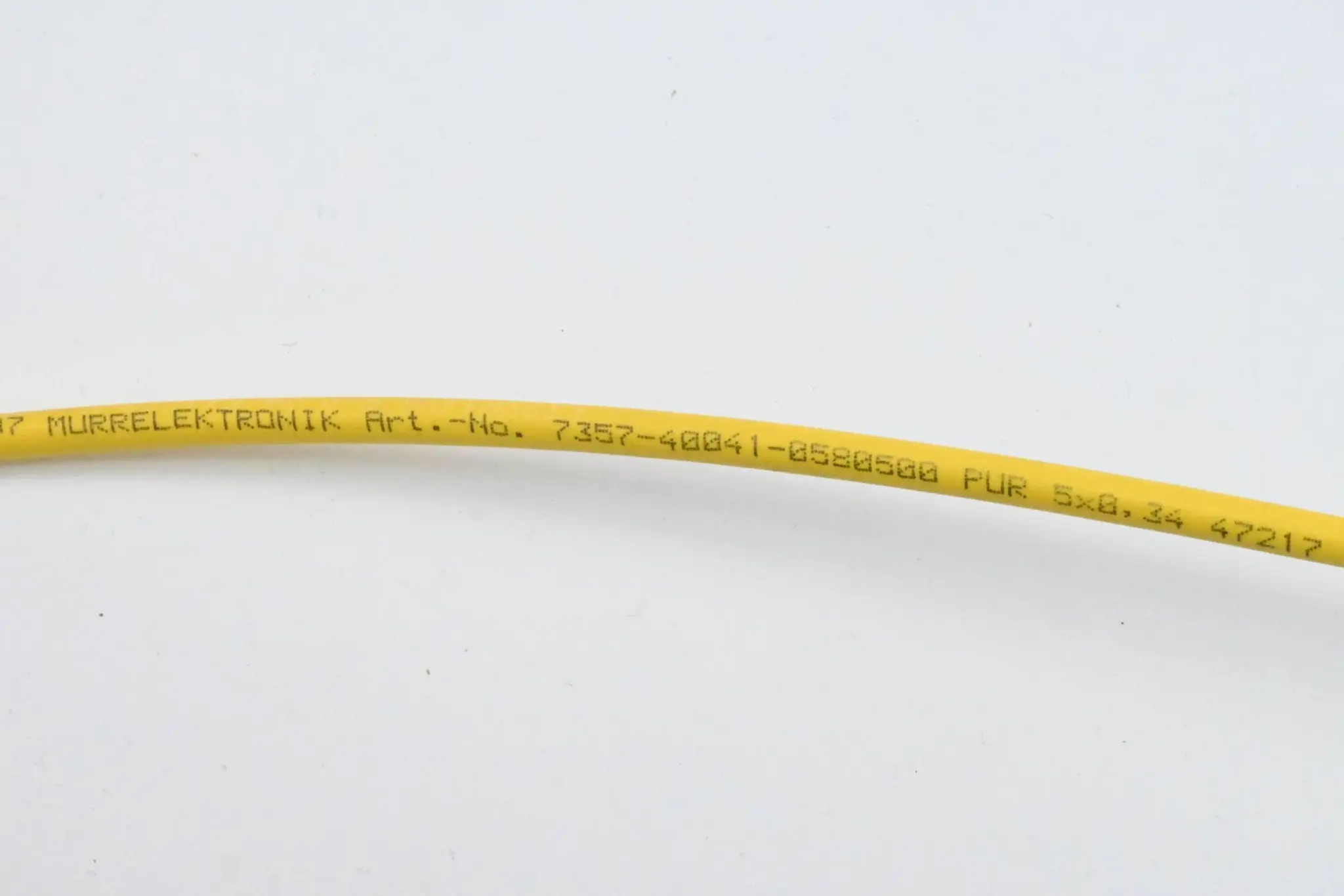 Produktfoto 1 von Murr Kabel M12 St. 0° / M12 Bu. 0° AIDA ( 7357-40041-0580500 ) 5m