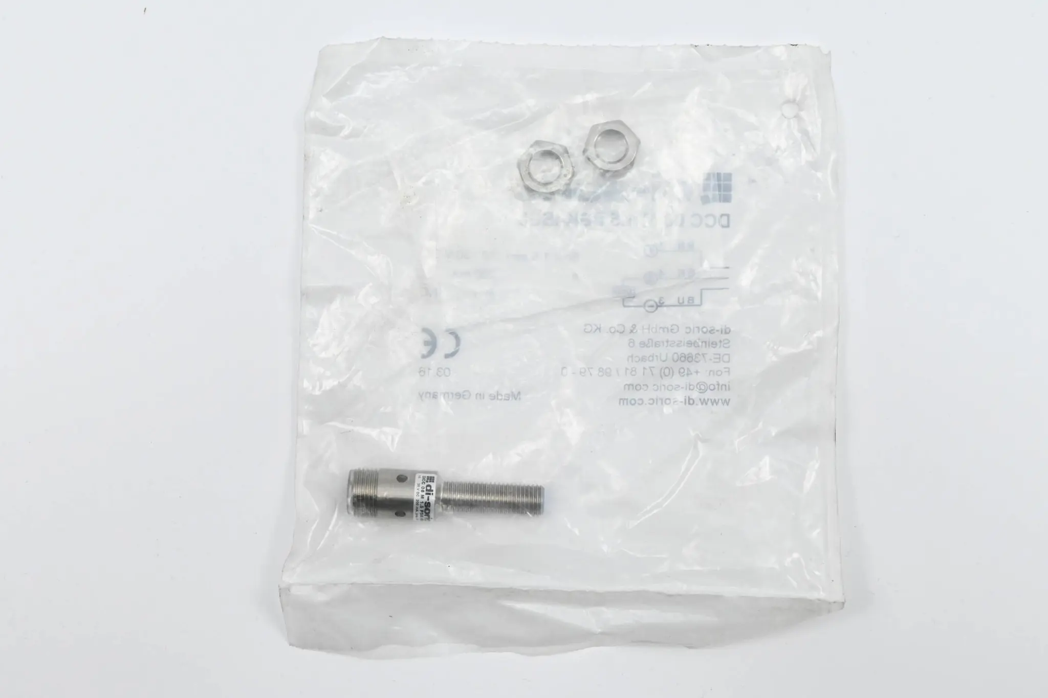Produktfoto 1 von Di-soric Induktiver Näherungssensor DCC 08 M 1.5 PSK-TSL ( 206599 )