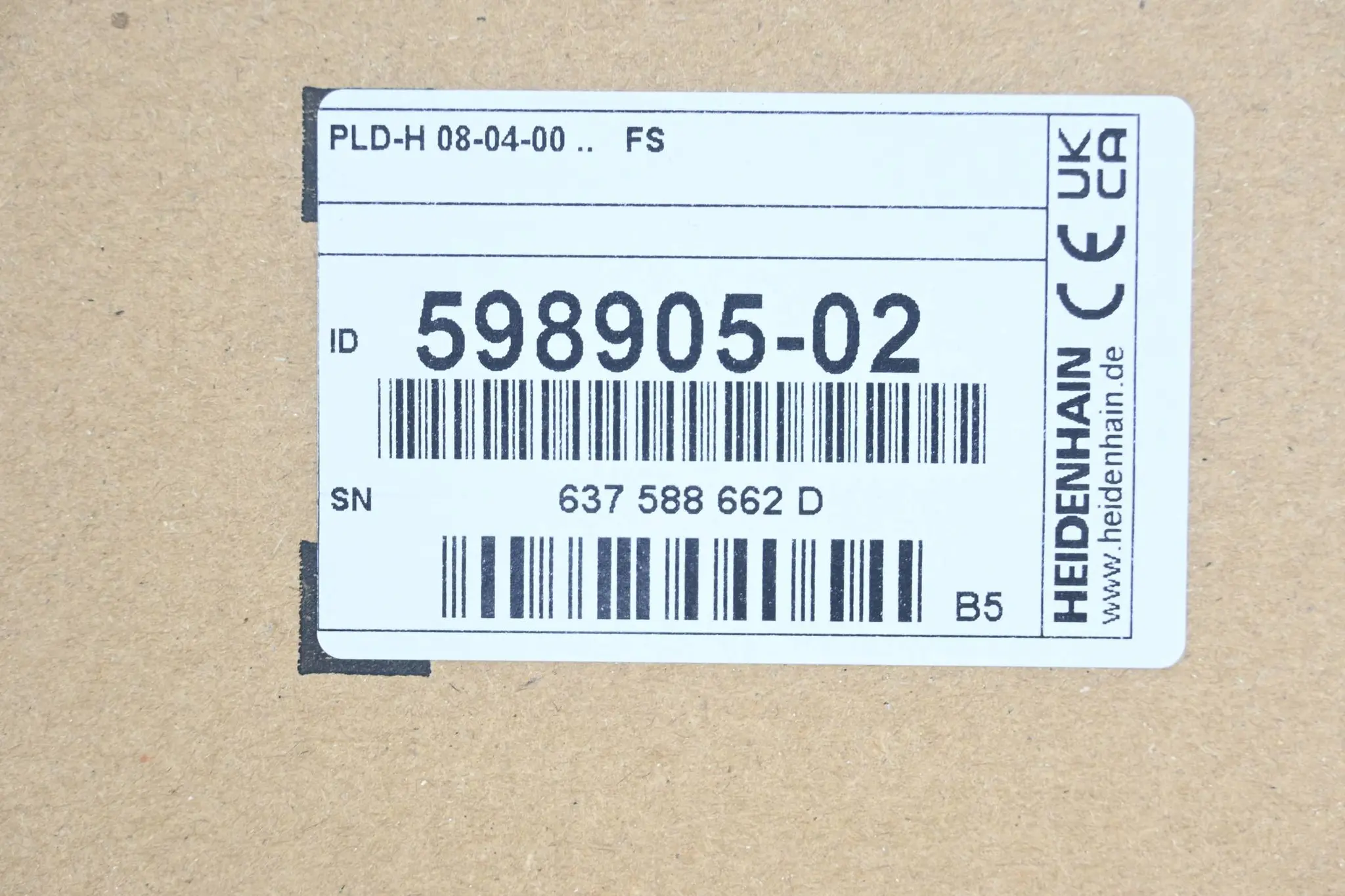 Produktfoto 1 von Heidenhain PLD-H 08-04-00 FS ( 598905-02 ) 598 905-02 Ver. B5
