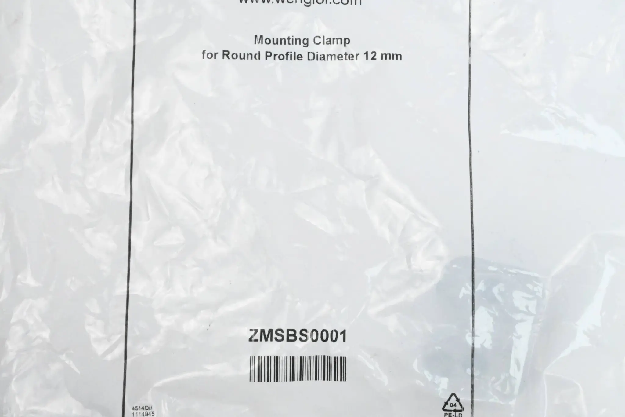 Produktfoto 1 von Wenglor Klemmschelle für Rundprofildurchmesser 12mm ZMSBS0001