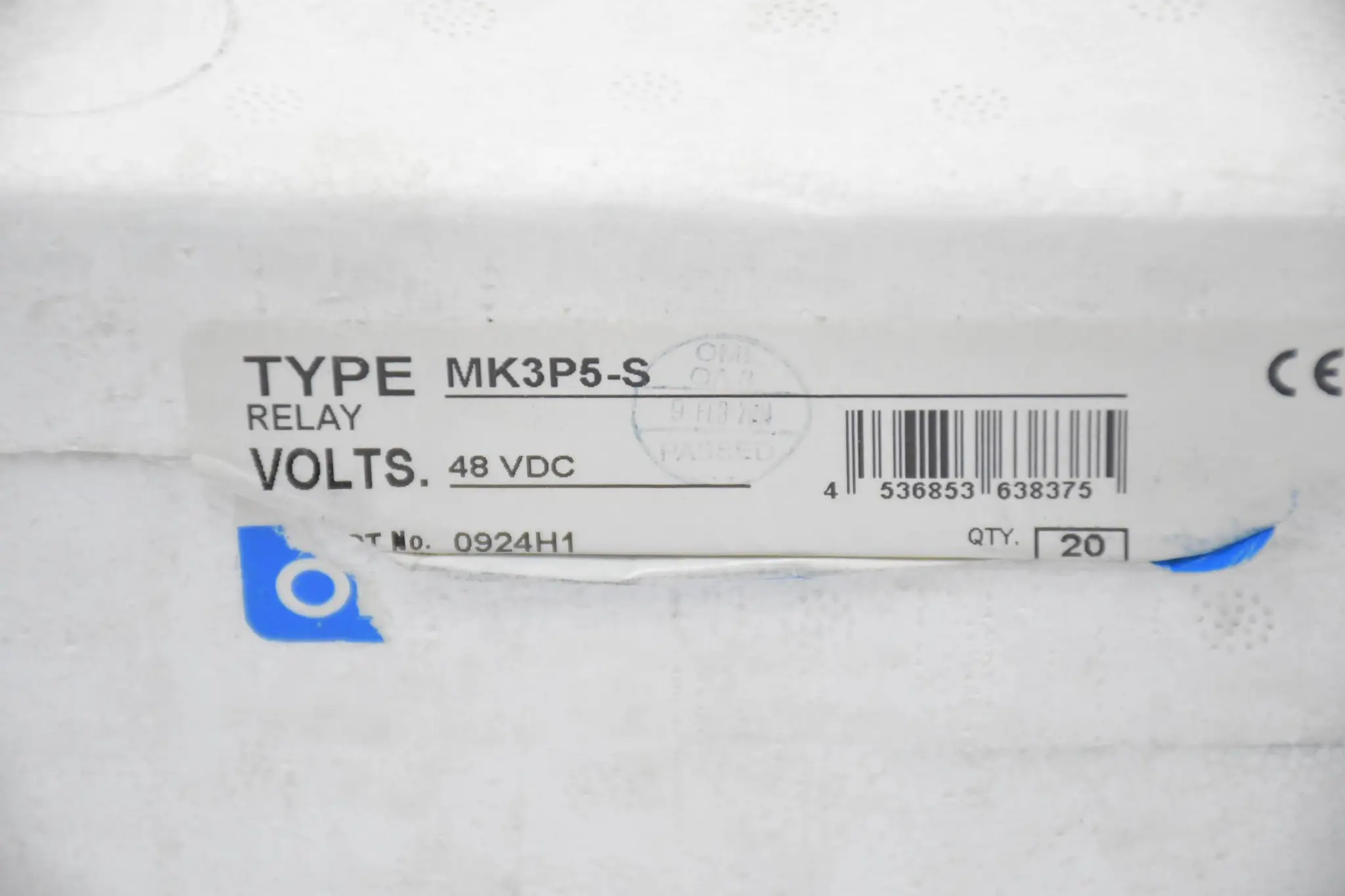 Produktfoto 1 von Omron Universalrelais 48VDC ( MK3P5-S ) 19 Stück