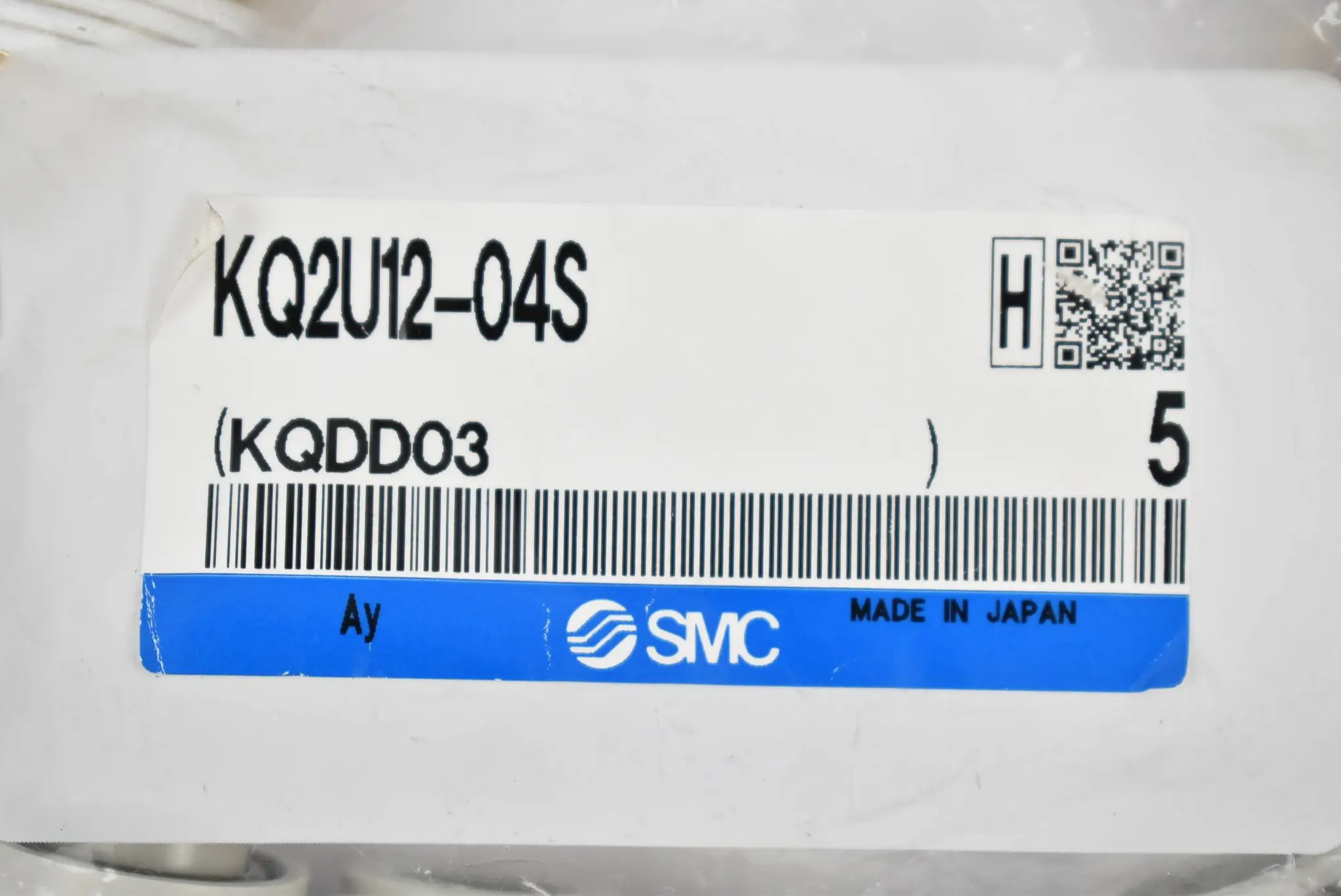 Produktfoto 1 von SMC Y-Anschlussstück Abzweig KQ2U12-04S ( KQDD03 ) 5er Pack