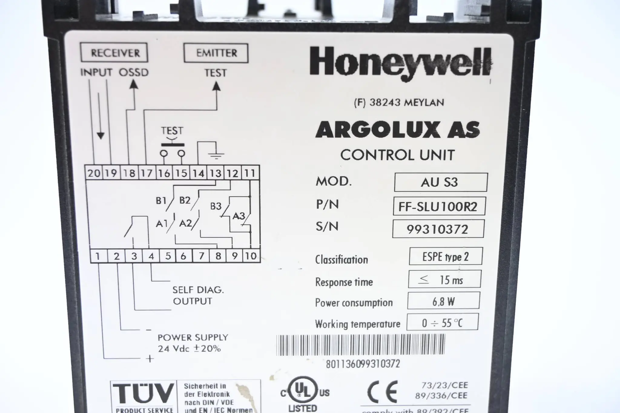 Produktfoto 1 von Honeywell Reer Argolux AC Control Unit AU S3 ( FF-SLU100R2 )