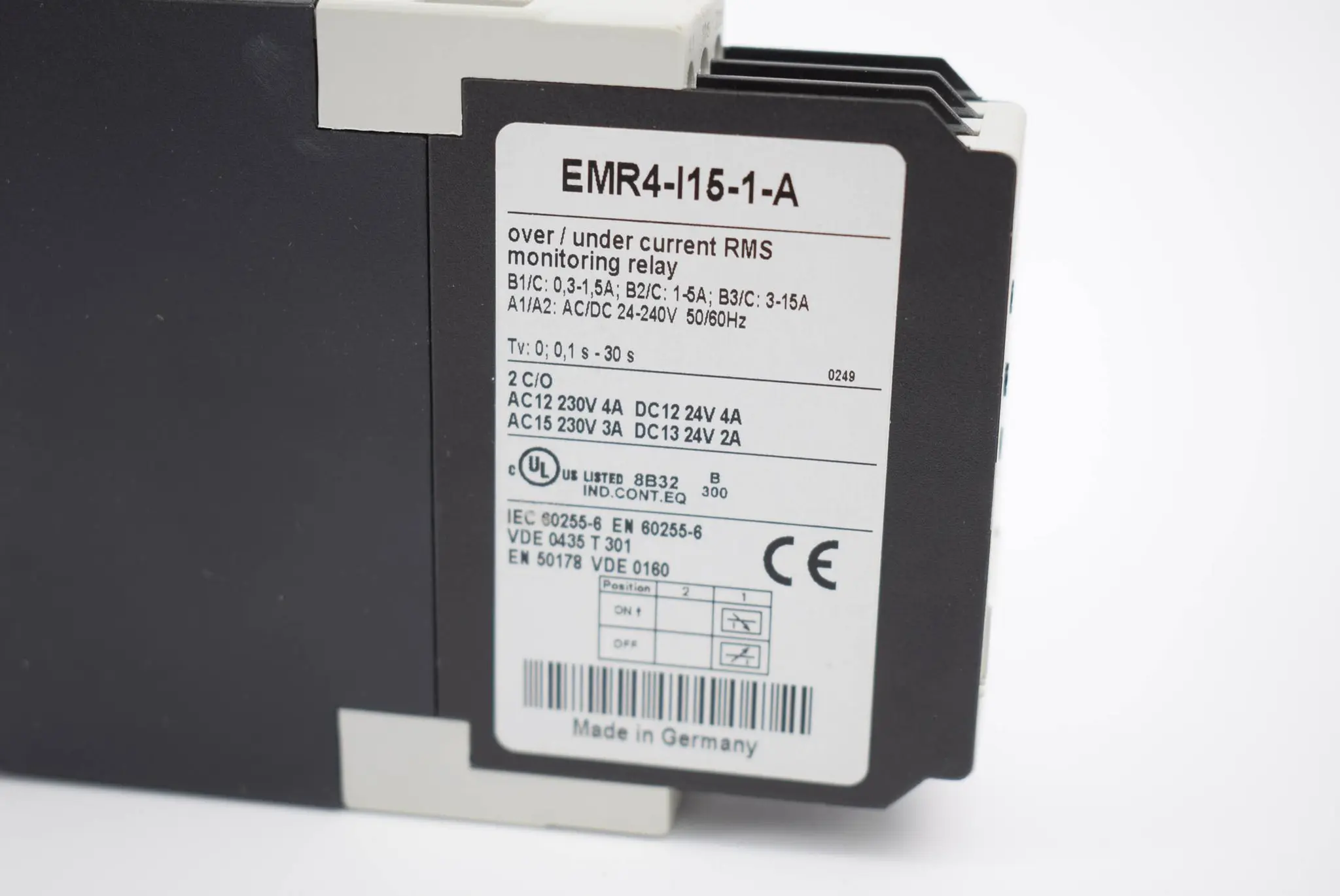 Produktfoto 1 von Eaton Über- und Unterstromwächter EMR4-I15-1-A