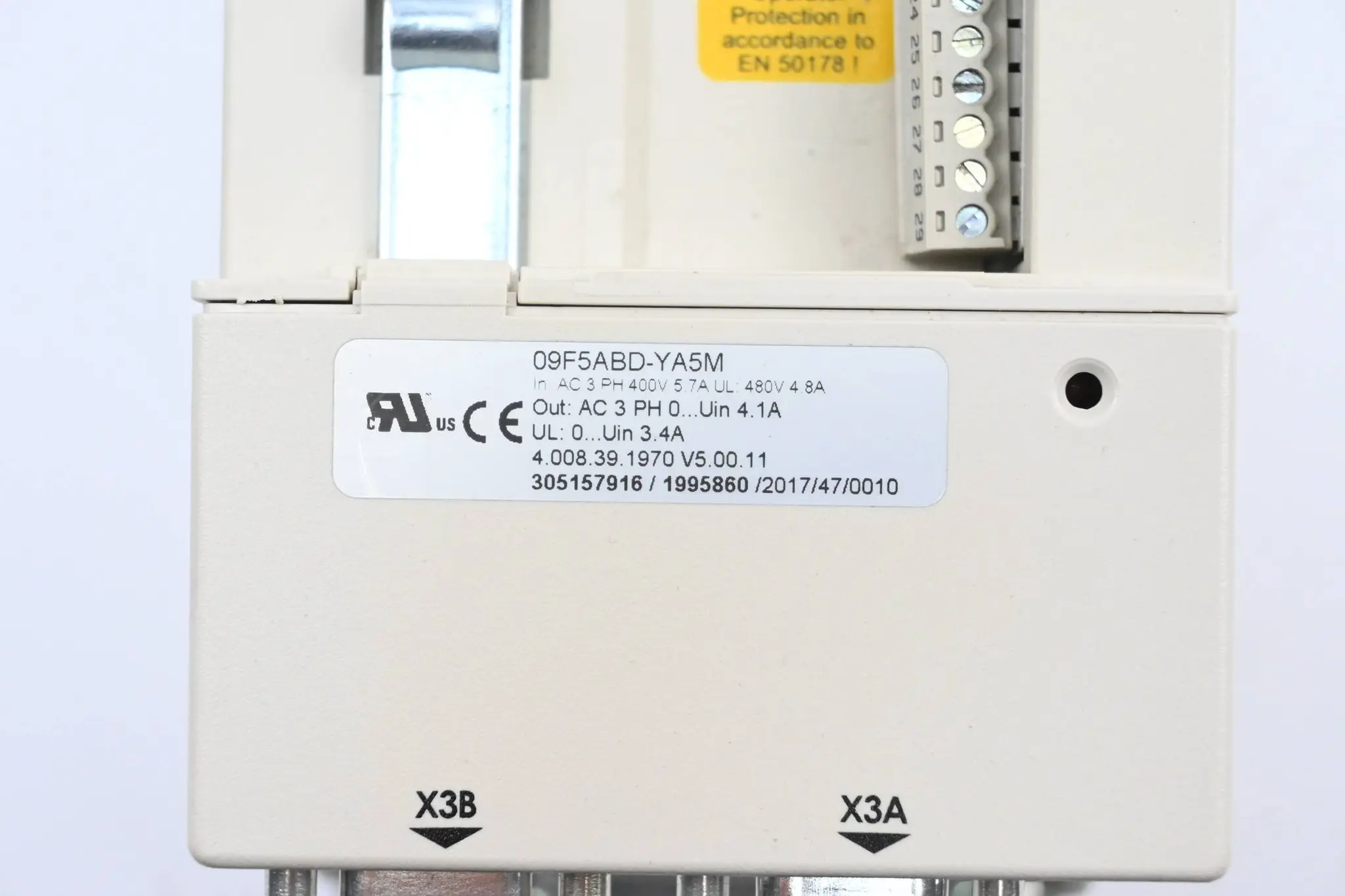 Produktfoto 1 von KEB Homag Frequenzumrichter 09.F5.ABD-YA5M ( 09F5ABD-YA5M ) inkl. 00F5060-5A20