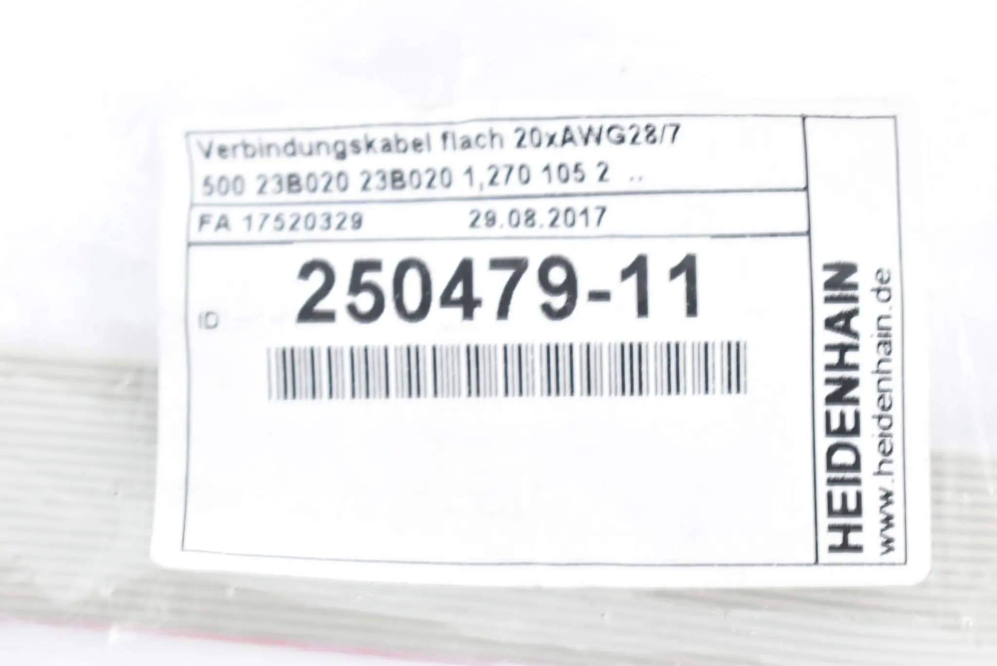 Produktfoto 1 von Heidenhain Verbindungskabel Flach 250479-11