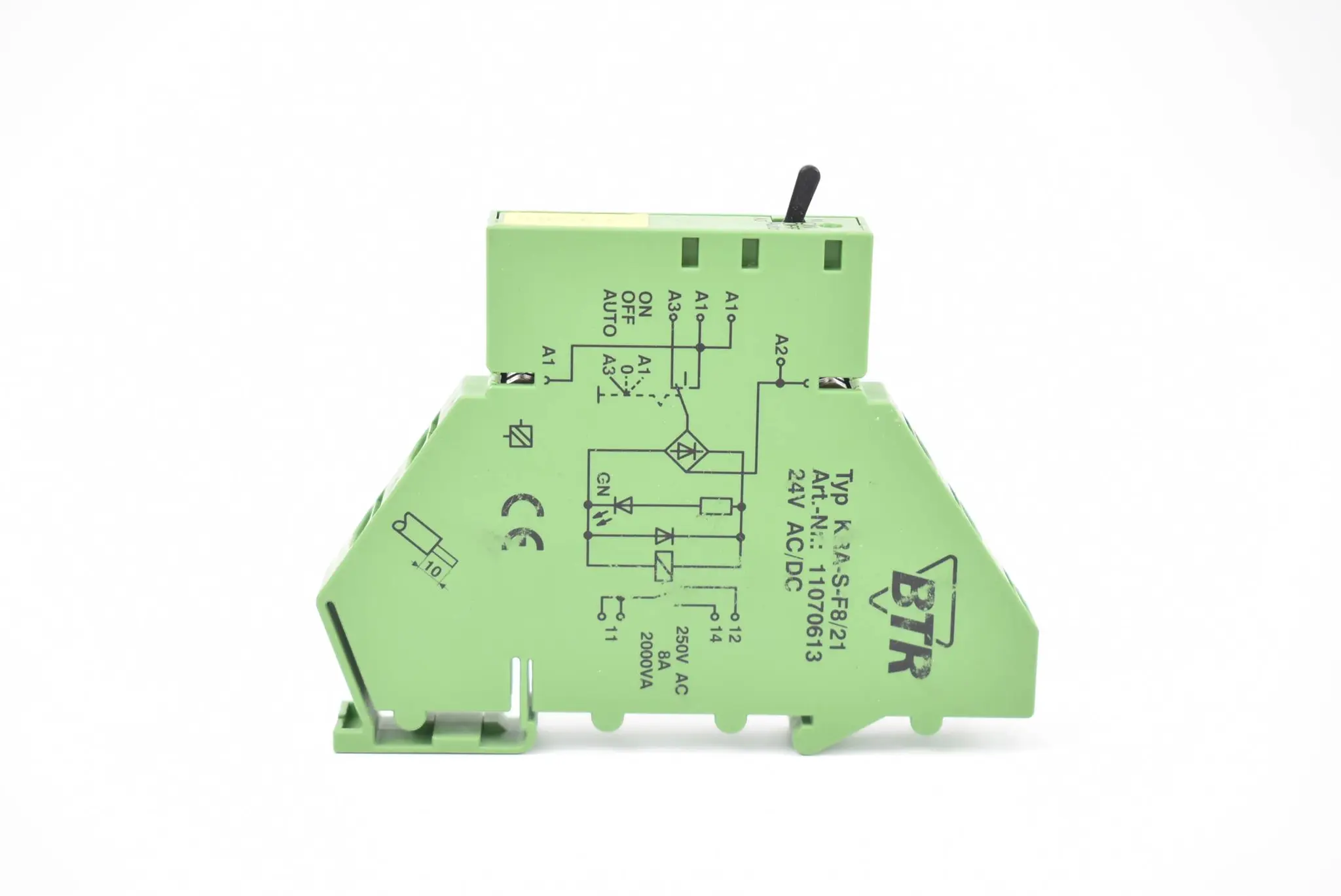 Produktfoto 1 von BTR Schaltrelais Koppelbaustein KRA-S-F8/21 ( 11070613 ) VE 10 Stück