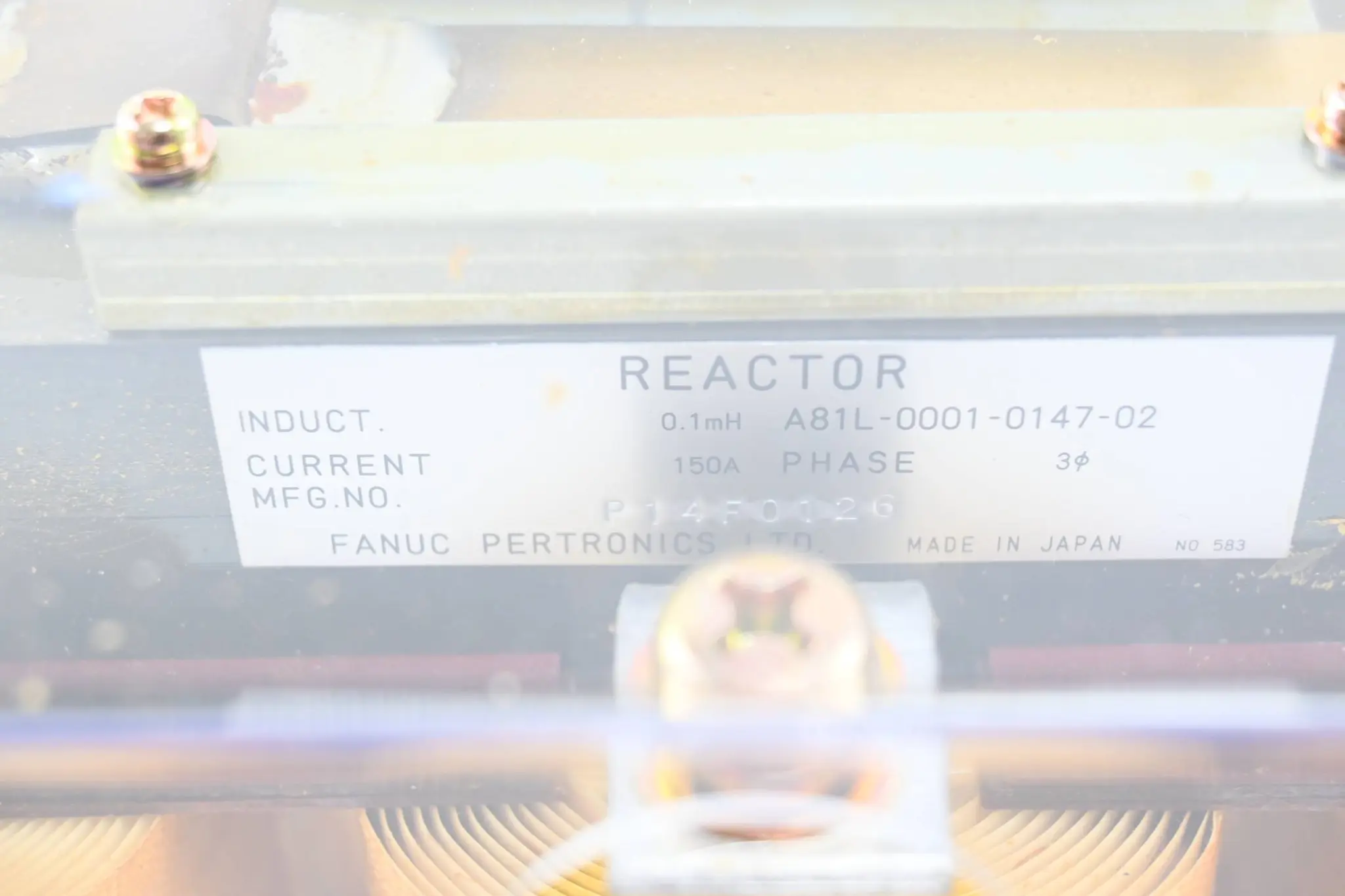 Produktfoto 1 von Fanuc AC Reactor A81L-0001-0147-02