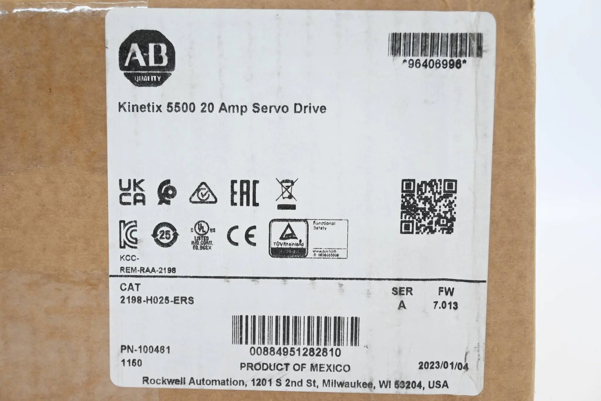 Produktfoto 1 von Allen-Bradley Kinetex 550 Bulletin 2198-H025-ERS ( Ser. A )