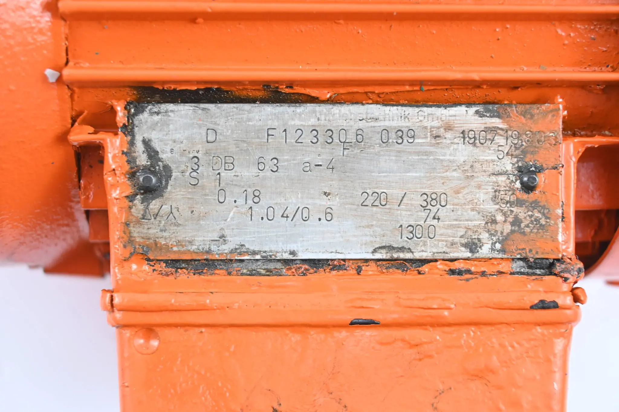 Produktfoto 1 von ABM 3~ Motor 3 DB 63 a-4 ( 3DB63a-4 ) 0,18kW 1,0/0,6A 1300/min