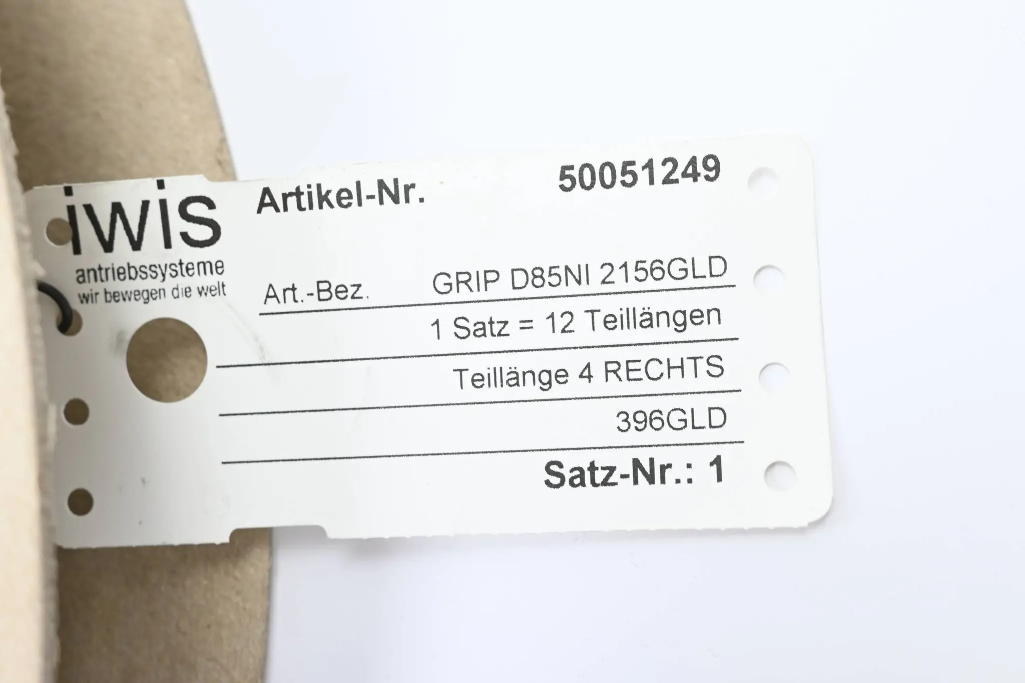 Produktfoto 1 von Iwis Steuerkette GRIP D85NI 2156GLD ( 50051249 )