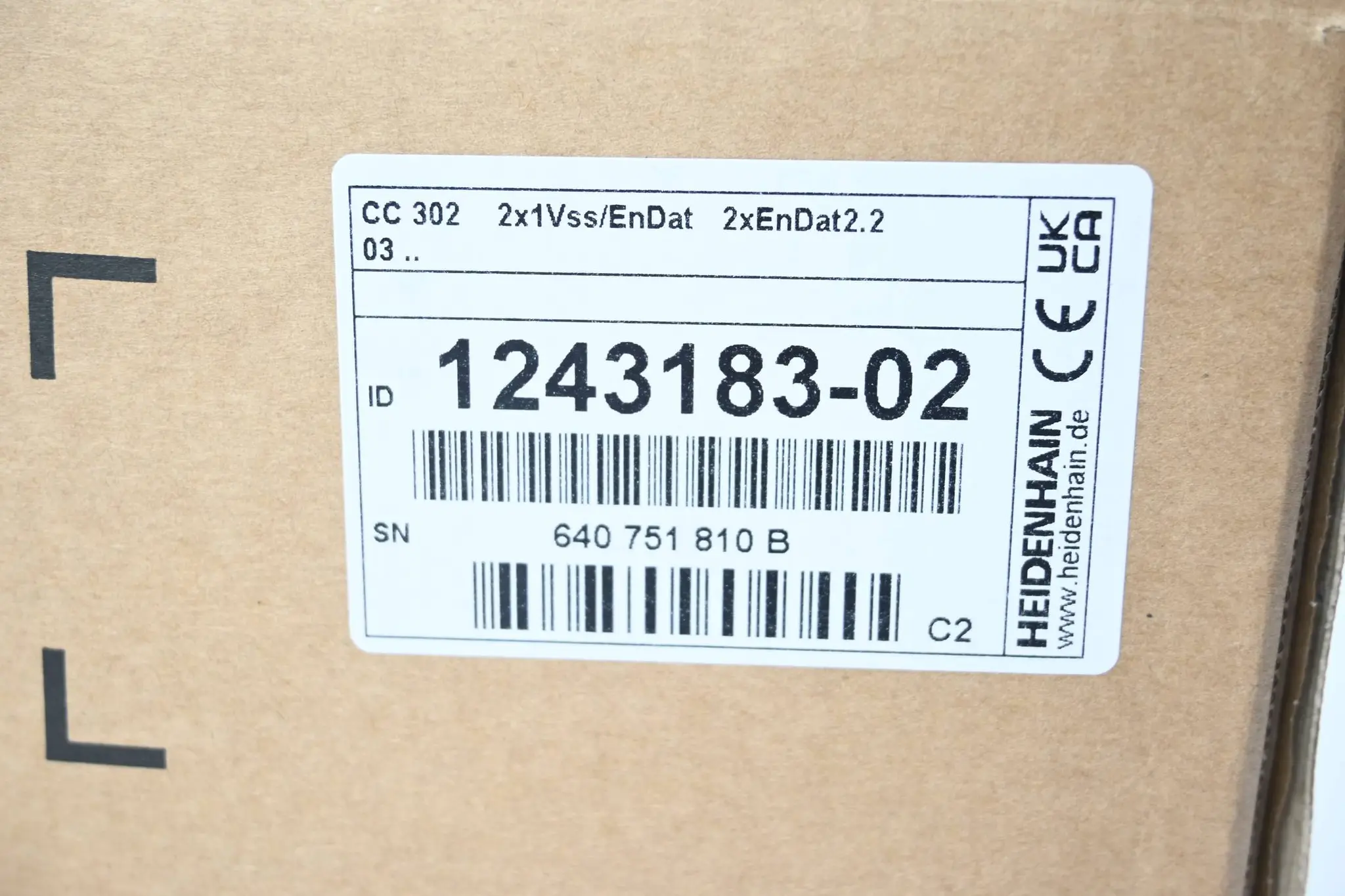 Produktfoto 1 von Heidenhain Reglereinheit CC 302 1243183-02 ( 1243 183-02 ) Ver. C2