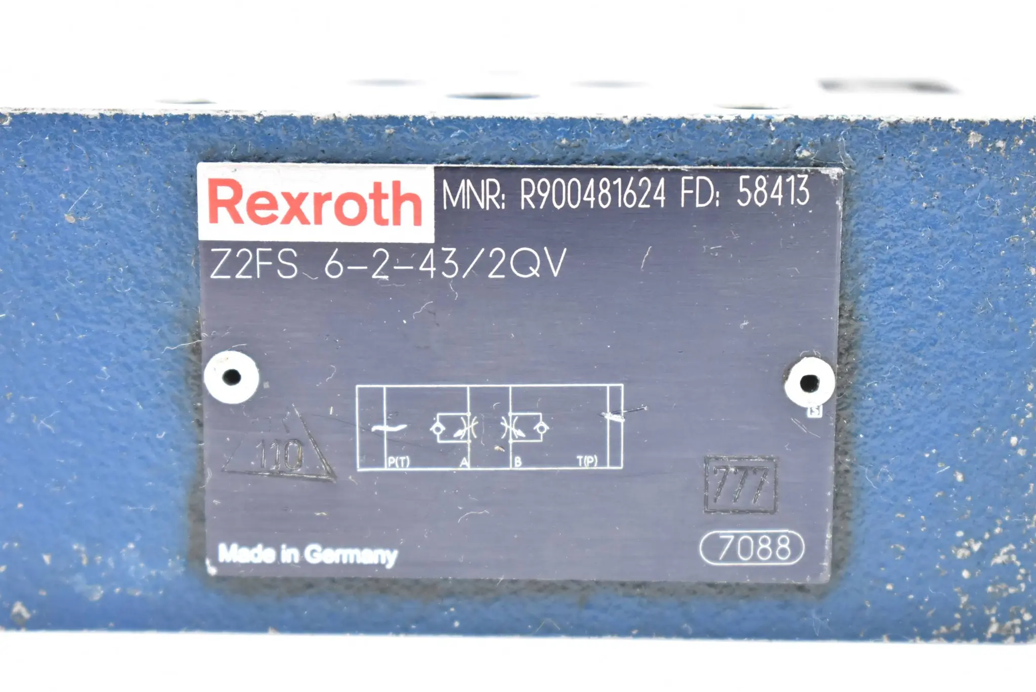 Produktfoto 1 von Rexroth Drosselrückschlagventil Z2FS 6-2-43/2QV ( R900481624 )