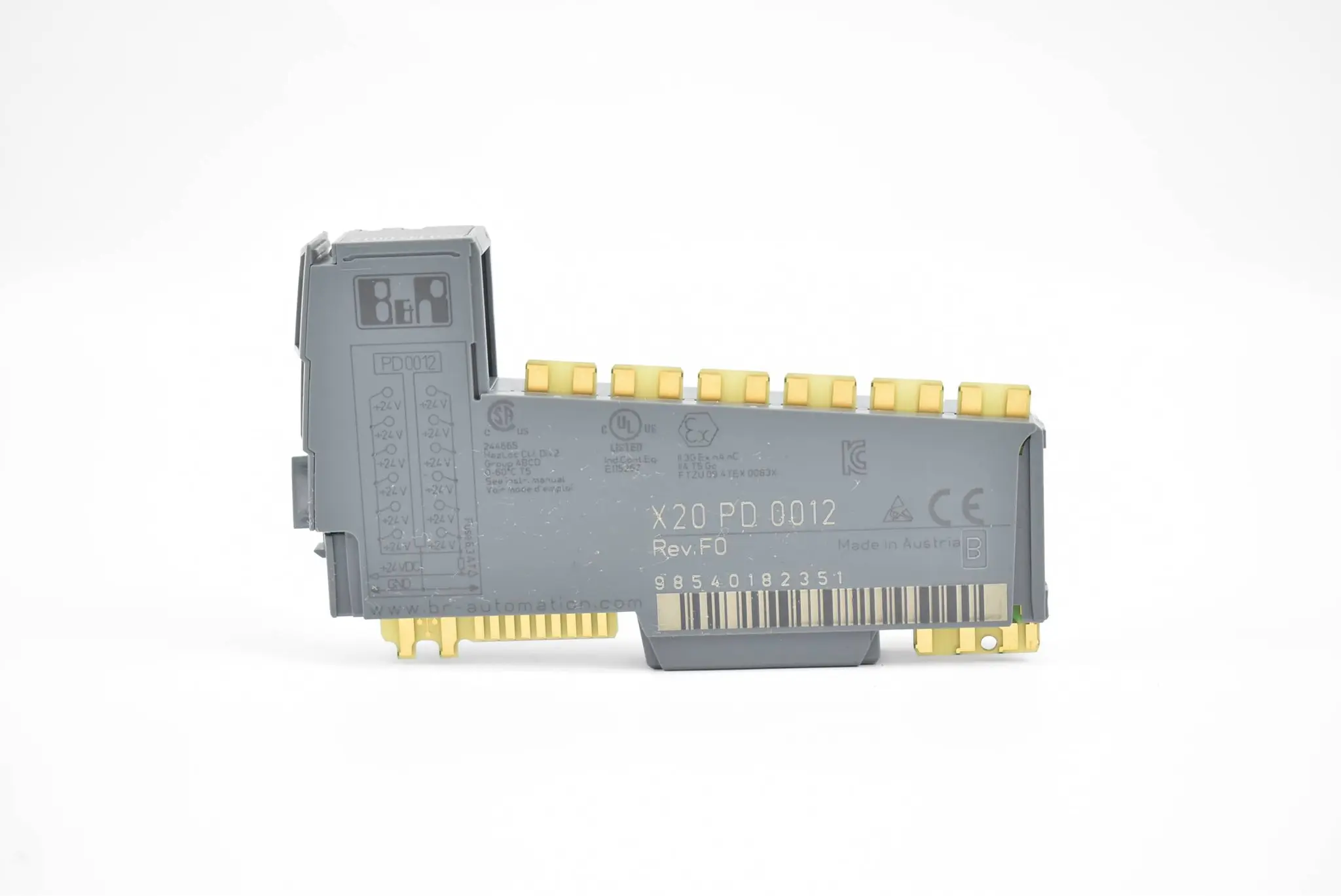 Produktfoto 1 von B&R Automation Potenzialverteilermodul X20 PD 0012 ( X20PD0012 ) Rev. F0