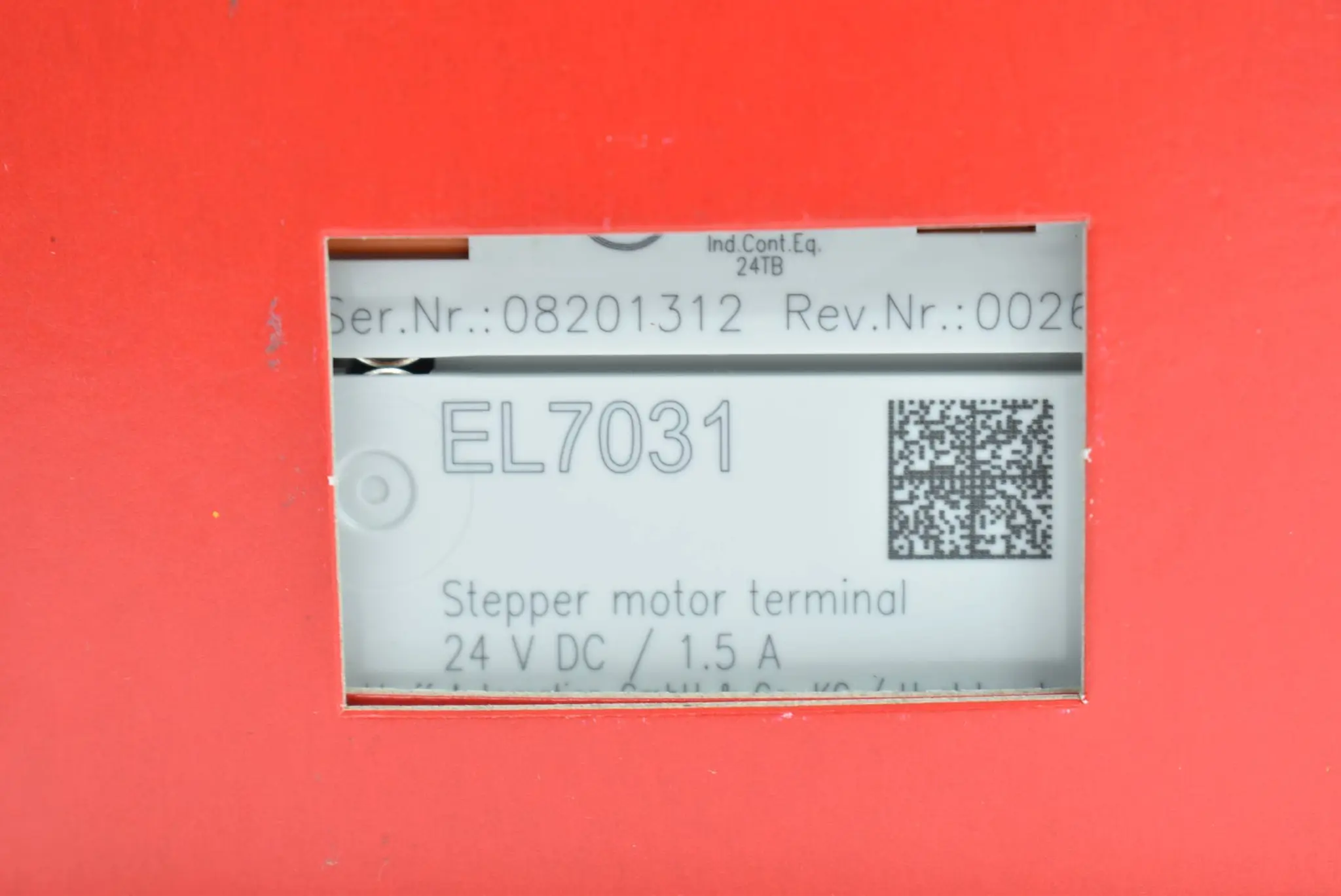 Produktfoto 1 von Beckhoff EtherCAT-Klemme 1-Kanal-Motion-Interface 24VDC 1,5A EL7031 ( EL 7031 )