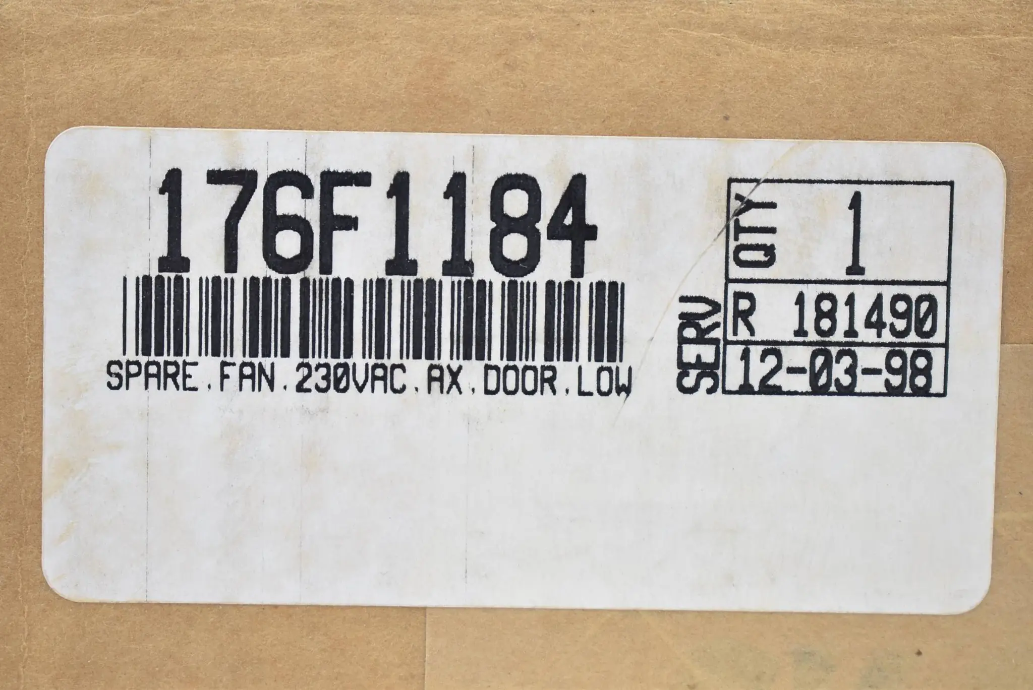 Produktfoto 1 von Rittal Türlüfter für Danfoss 176F1184 ( 230VAC )