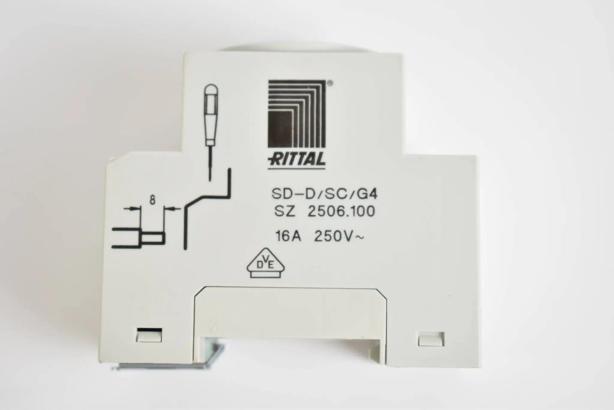 Rittal Steckdose SD-D/SC/G4 16A 250V SZ 2506.100