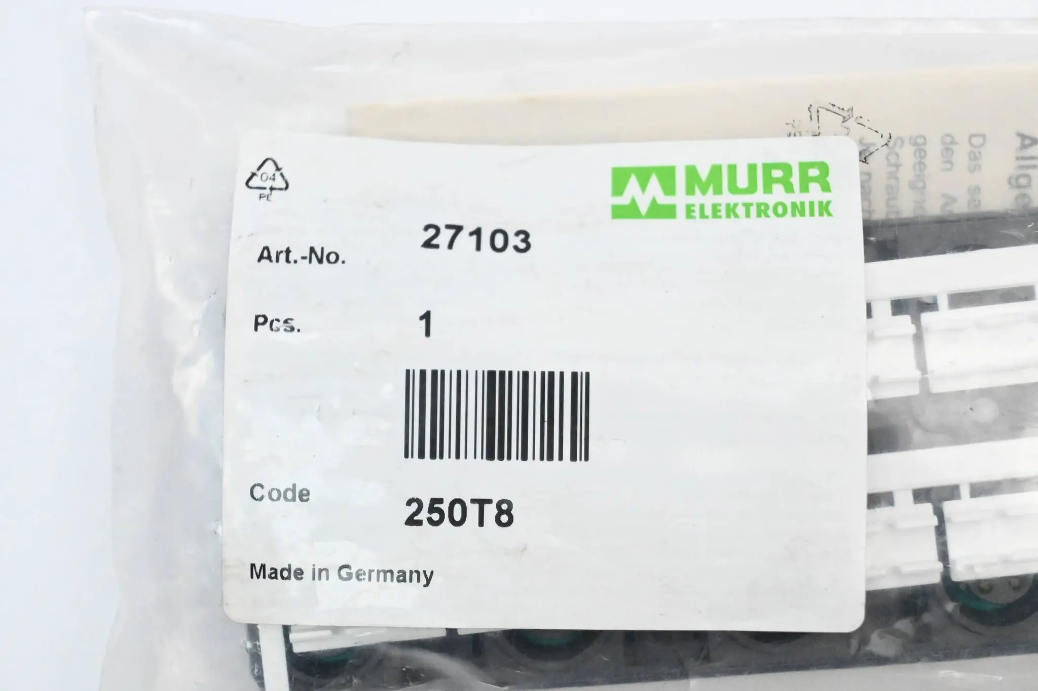 Produktfoto 1 von Murr Elektronik Passiv Verteiler 27103