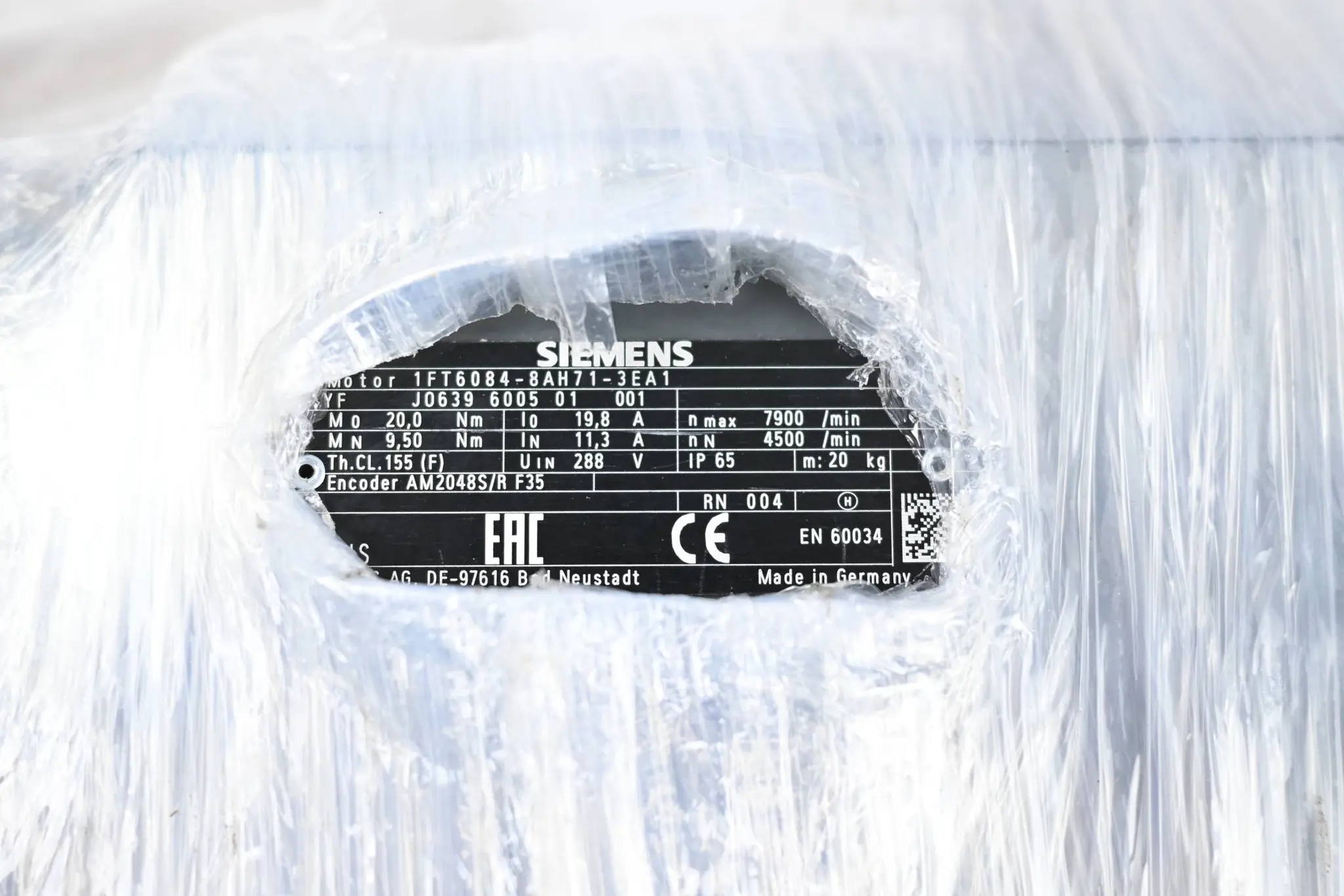 Produktfoto 1 von Siemens Simotics S Synchronservomotor 1FT6084-8AH71-3EA1 ( 1FT6 084-8AH71-3EA1 )