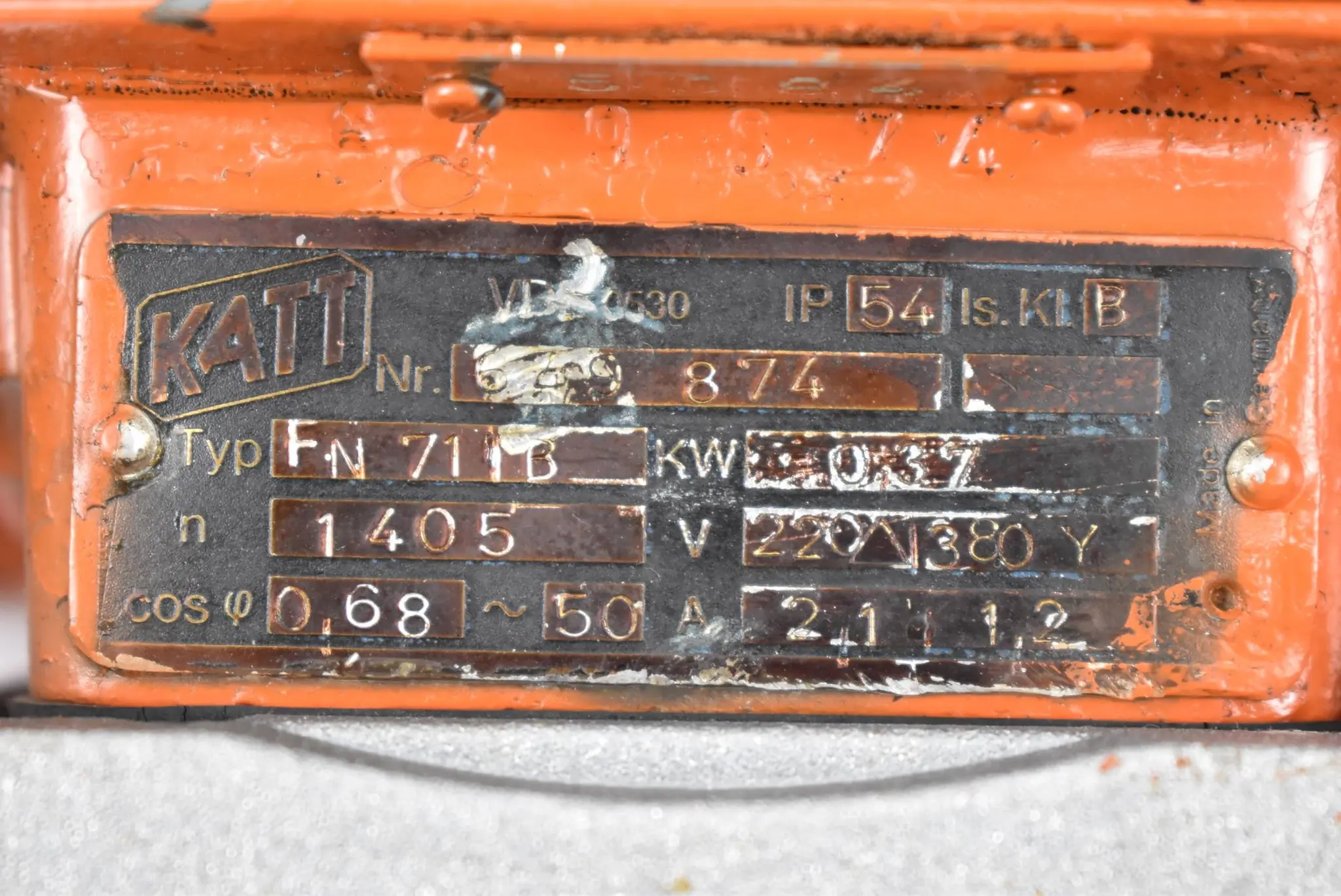 Produktfoto 1 von Katt SEW Elektromotor FN 71/B ( FN71/B ) 0,347kW 1405r/min.