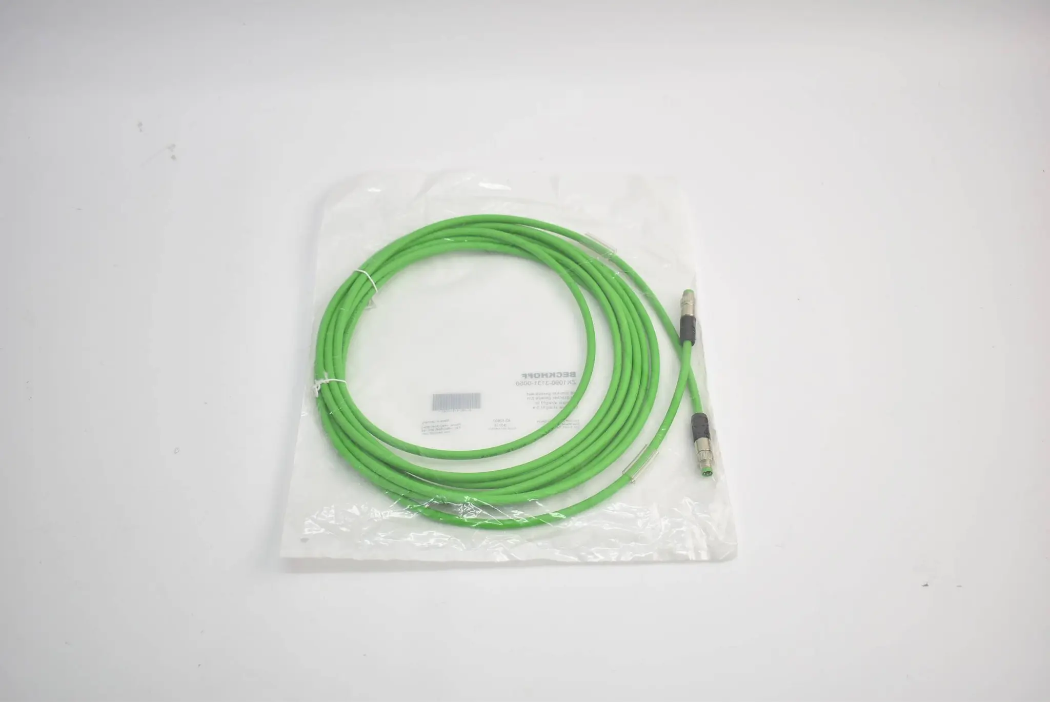 Produktfoto 1 von Beckoff EtherCAT-Leitung PUR AWG 26 M8 Stecker 5 m ZK1090-3131-0050