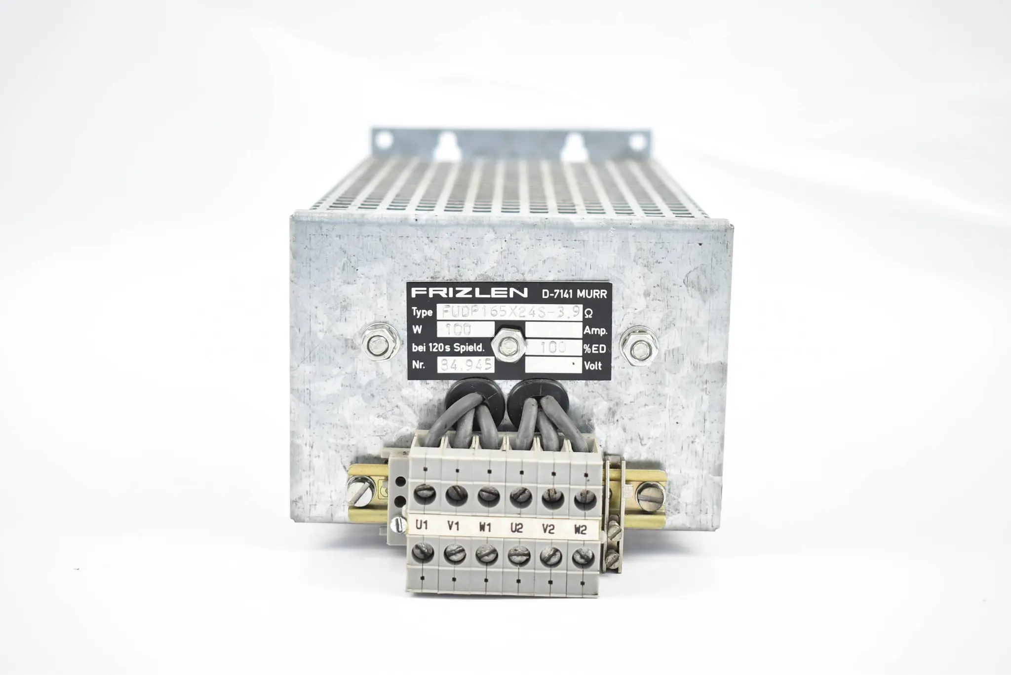 Produktfoto 1 von Frizlen Rohrfestwiderstand FUDP165X24S-3.9 ( 100W )