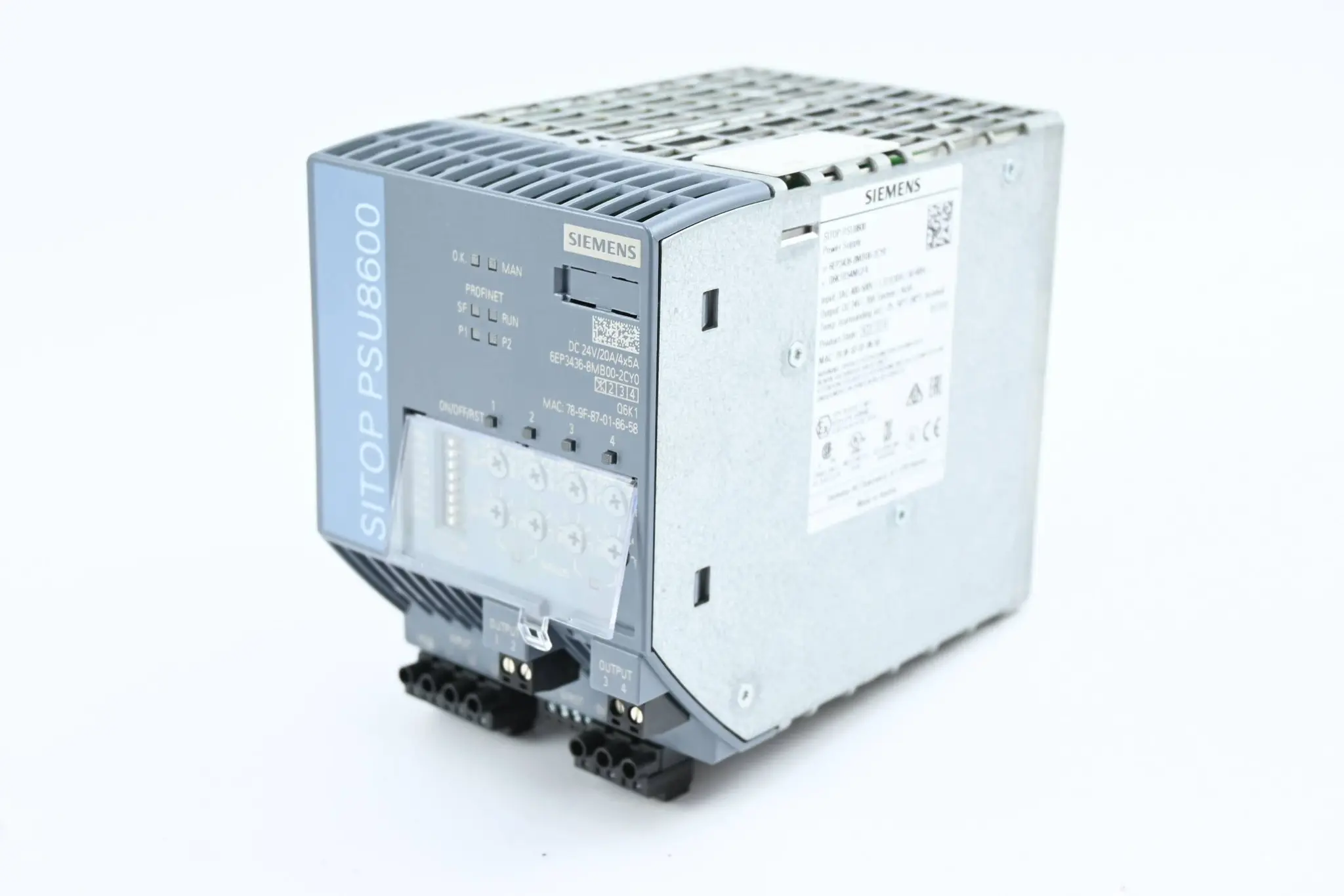 Produktfoto 1 von Siemens Sitop PSU8600 Stromversorgung 6EP3436-8MB00-2CY0 ( 6EP3 436-8MB00-2CY0 )