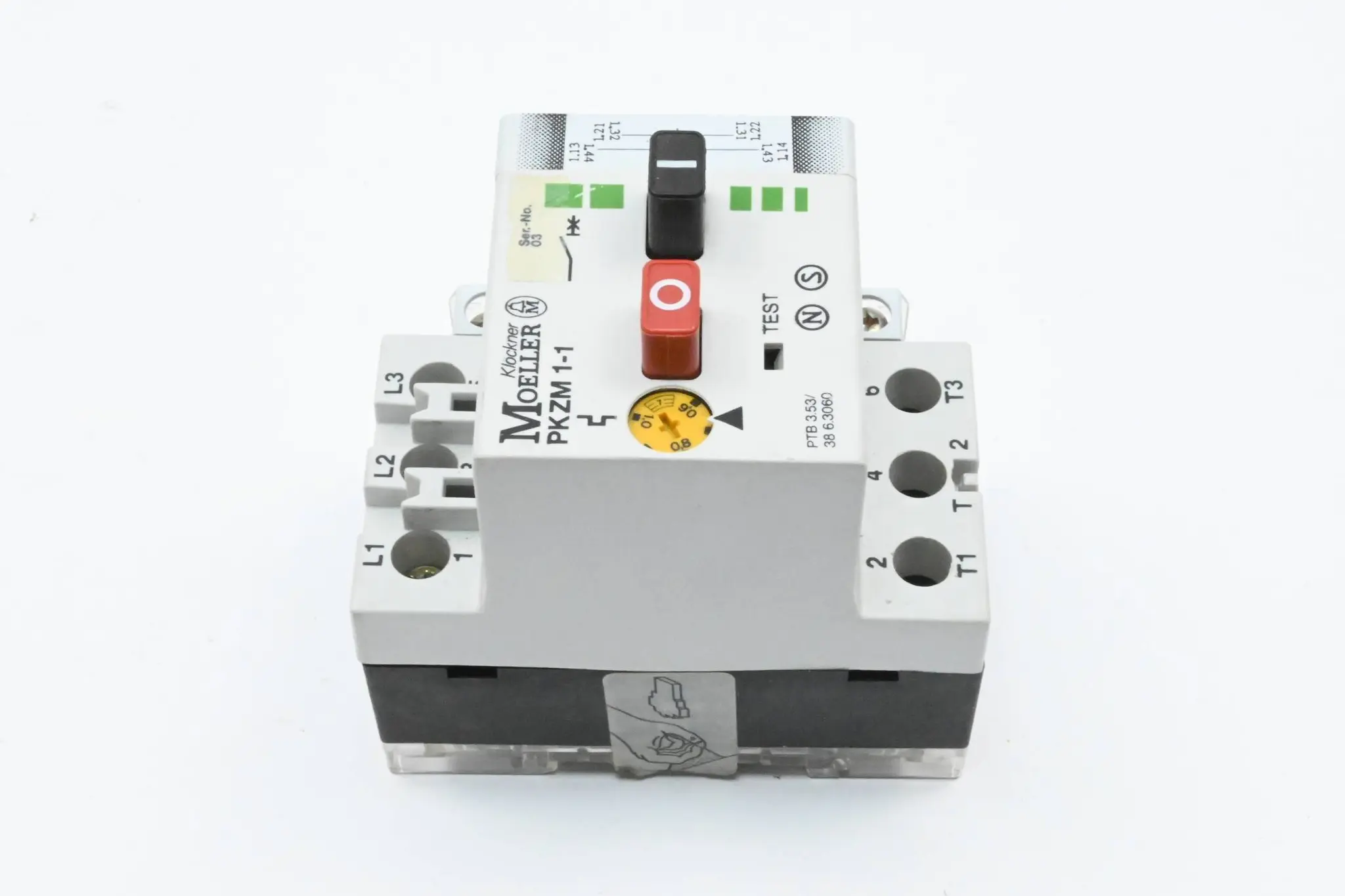 Produktfoto 1 von Moeller Leistungsschalter PKZM1-1 inkl. Hilfsschalter MPS-NHI11