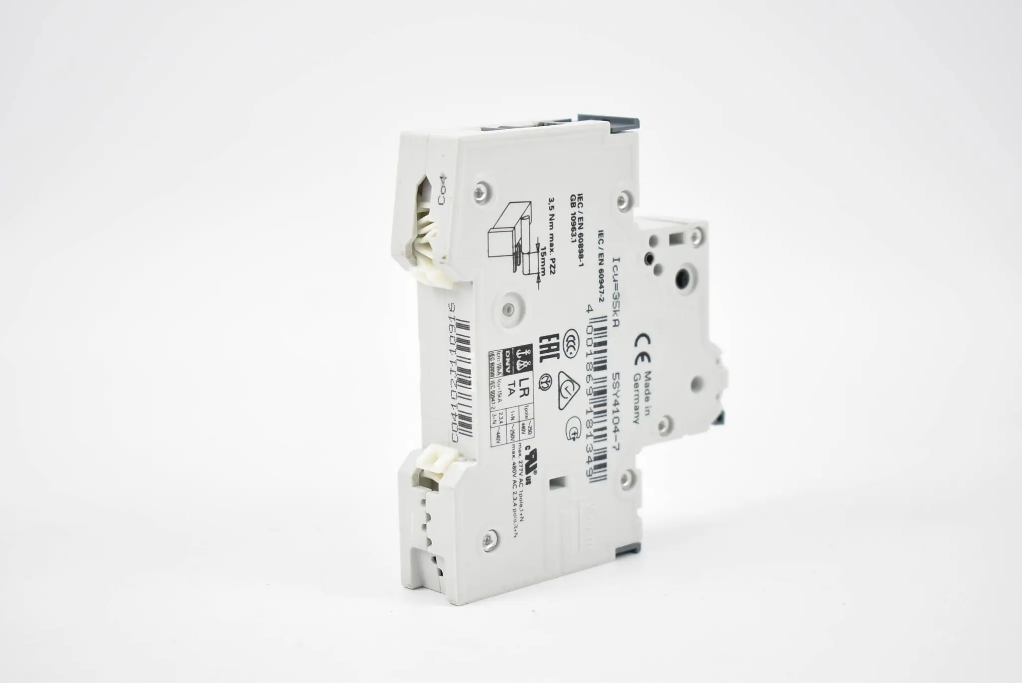 Produktfoto 1 von Siemens Leitungsschutzschalter 5SY4104-7 ( 5SY4 104-7 ) C4