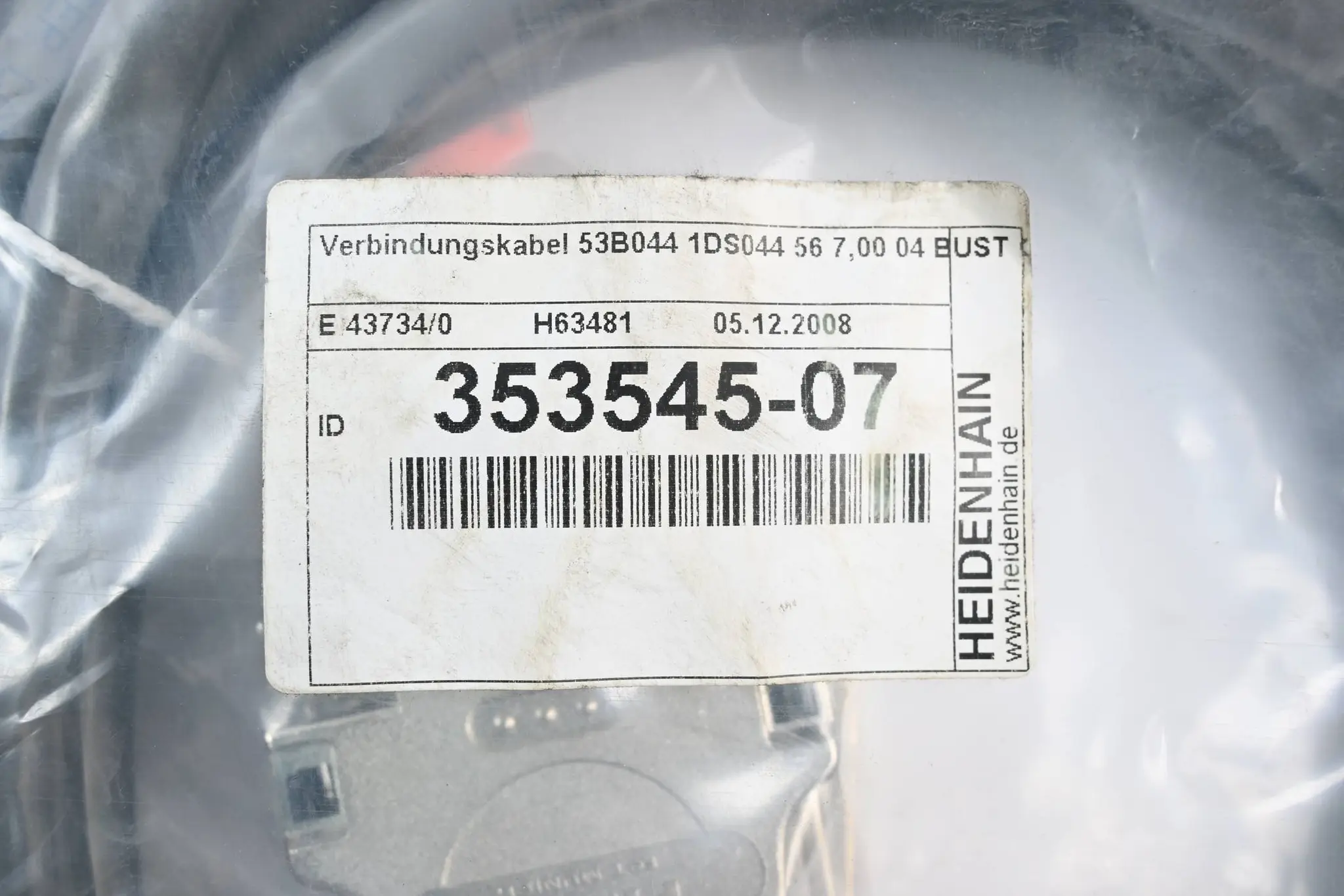 Produktfoto 1 von Heidenhain Verbindungskabel 53B044 1DS044 56 ( 353545-07 ) 7,00m