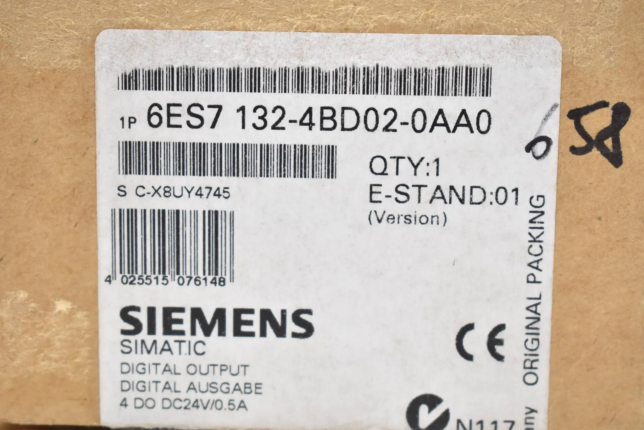 Produktfoto 1 von Siemens Simatic ET 200S 6ES7132-4BD02-0AA0 ( 6ES7 132-4BD02-0AA0 ) VE 5 Stück