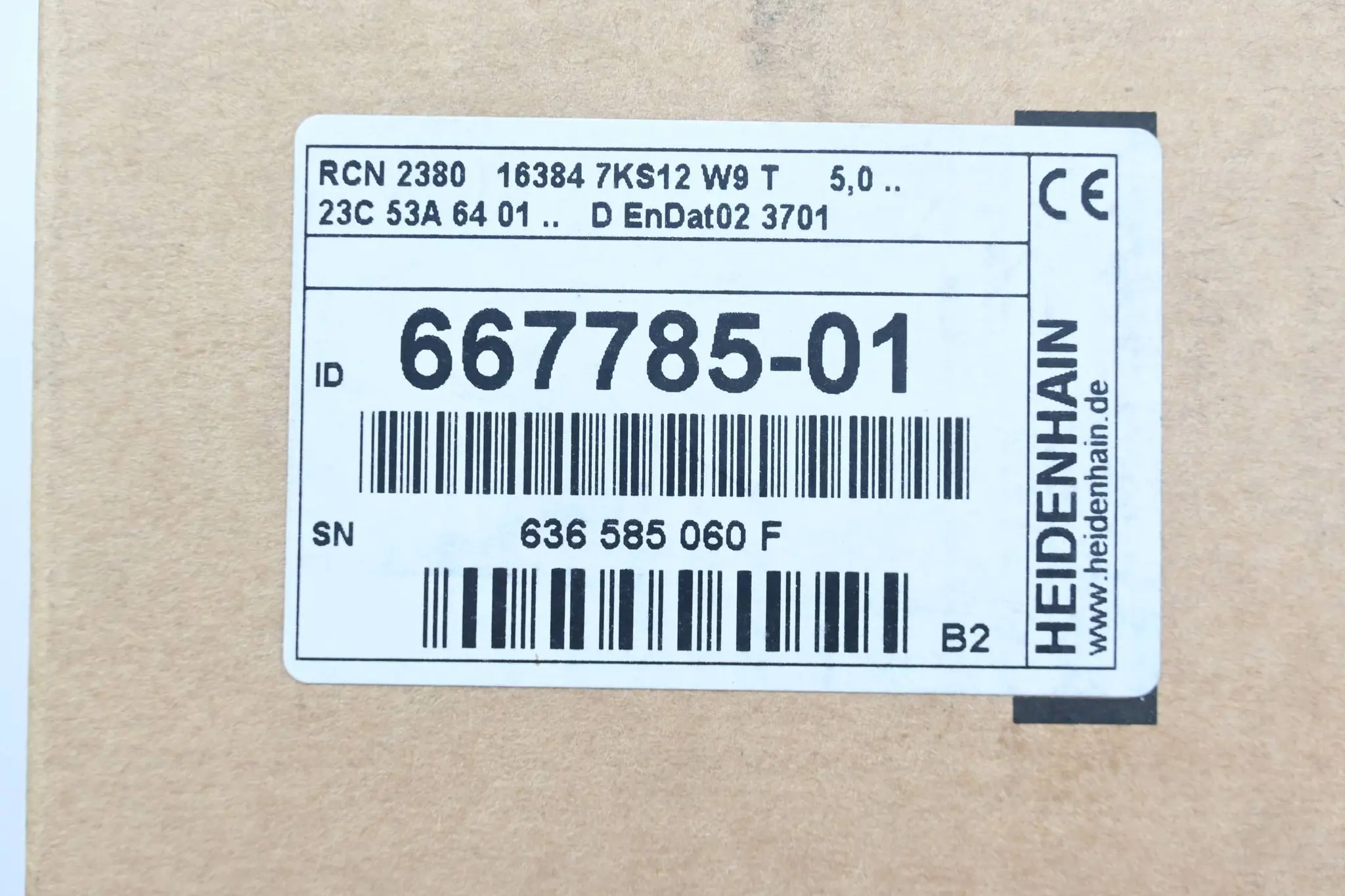 Produktfoto 1 von Heidenhain Drehgeber Encoder RCN 2380 ( 667785-01 ) Ver. B2