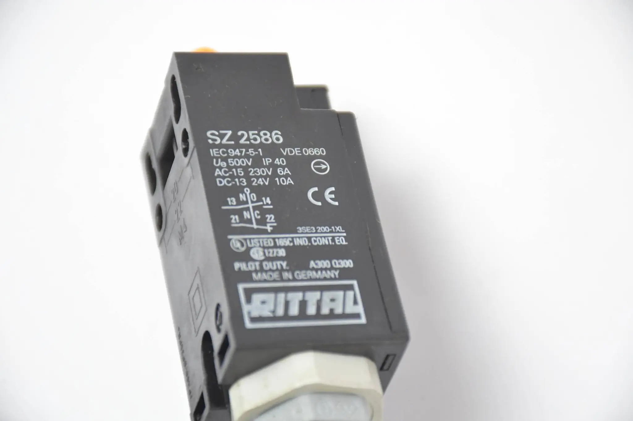 Produktfoto 1 von Rittal Positionsschalter SZ 2586 inkl. Lappkabel Ölflex - 110/03