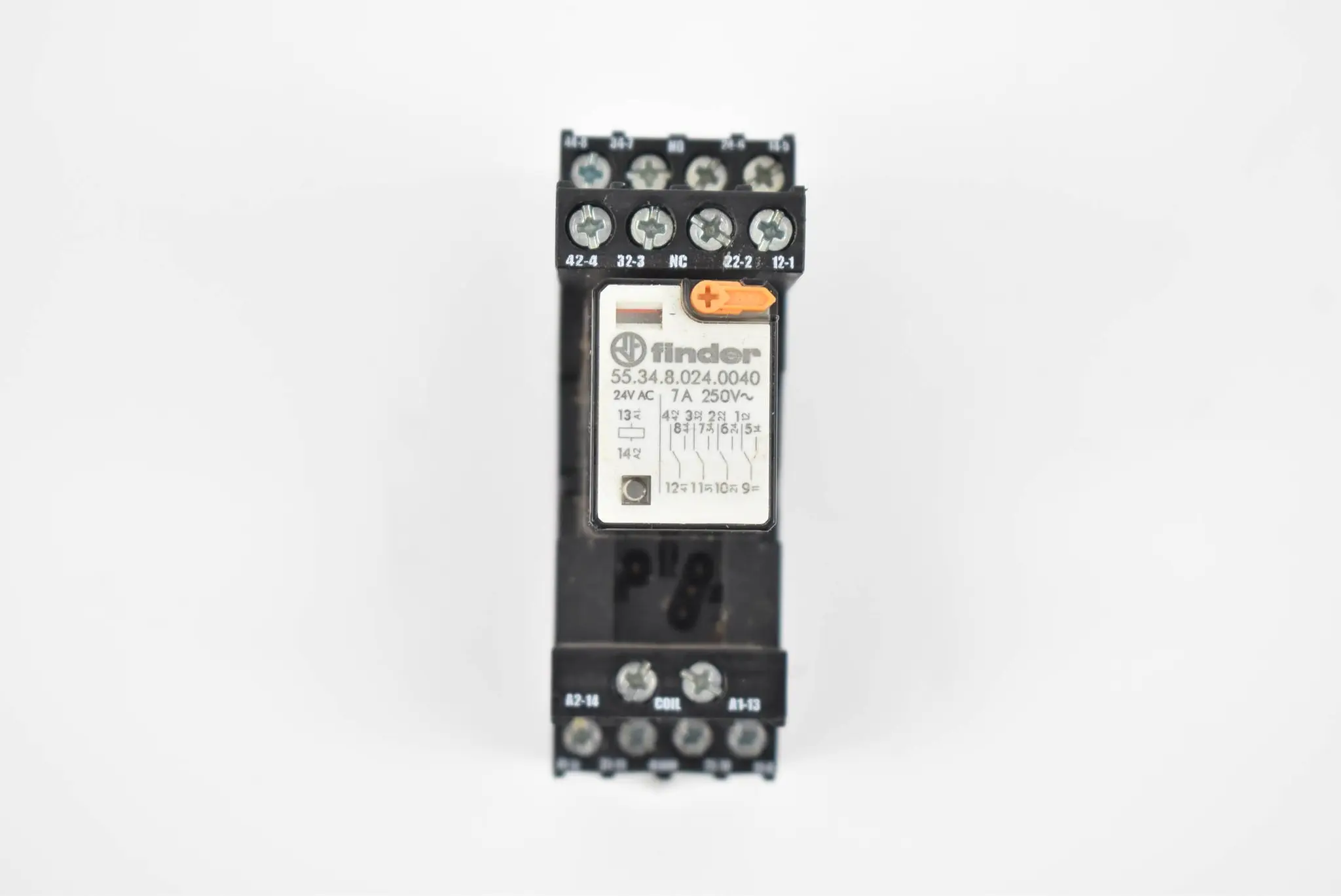 Produktfoto 1 von Finder Relaissockel 94.84.30 + Relais 55.34.8.024.0040 ( 24VAC 7A 250V )