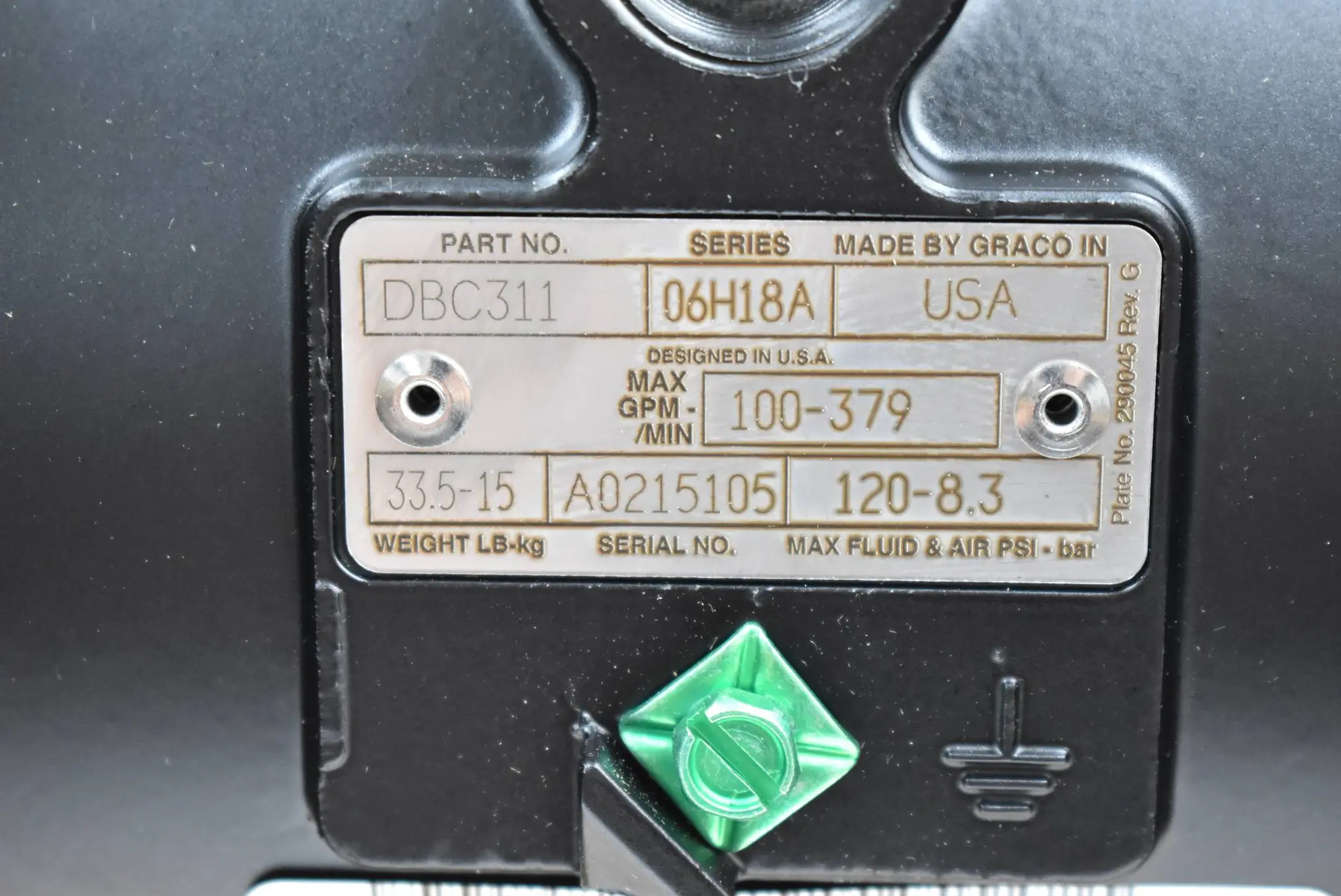 Produktfoto 1 von Graco Diaphragm Pump Husky 1590 DBC311