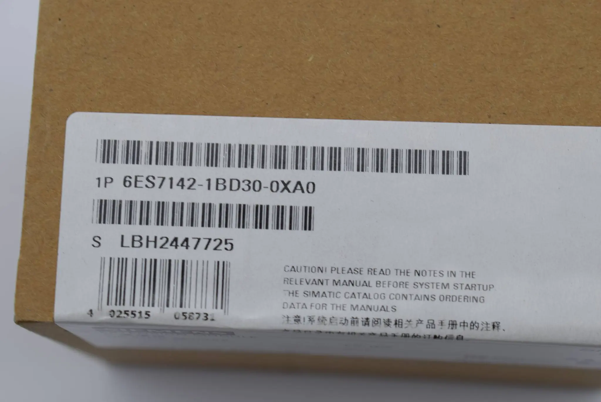 Produktfoto 1 von Siemens Simatic E200 6ES7142-1BD30-0XA0 ( 6ES7 142-1BD30-0XA0 ) E.2
