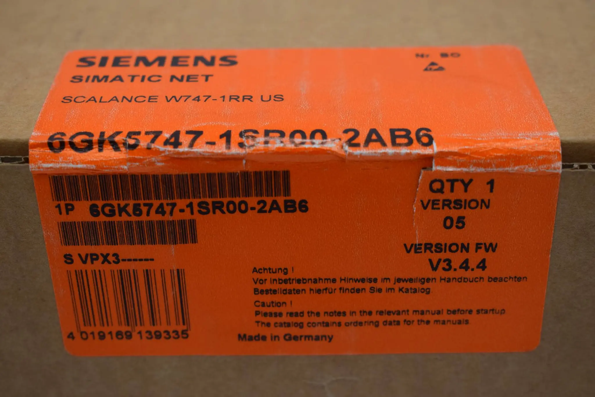 Produktfoto 1 von Siemens simatic Net scalance 6GK5747-1SR00-2AB6 ( 6GK5 747-1SR00-2AB6 ) V. 05